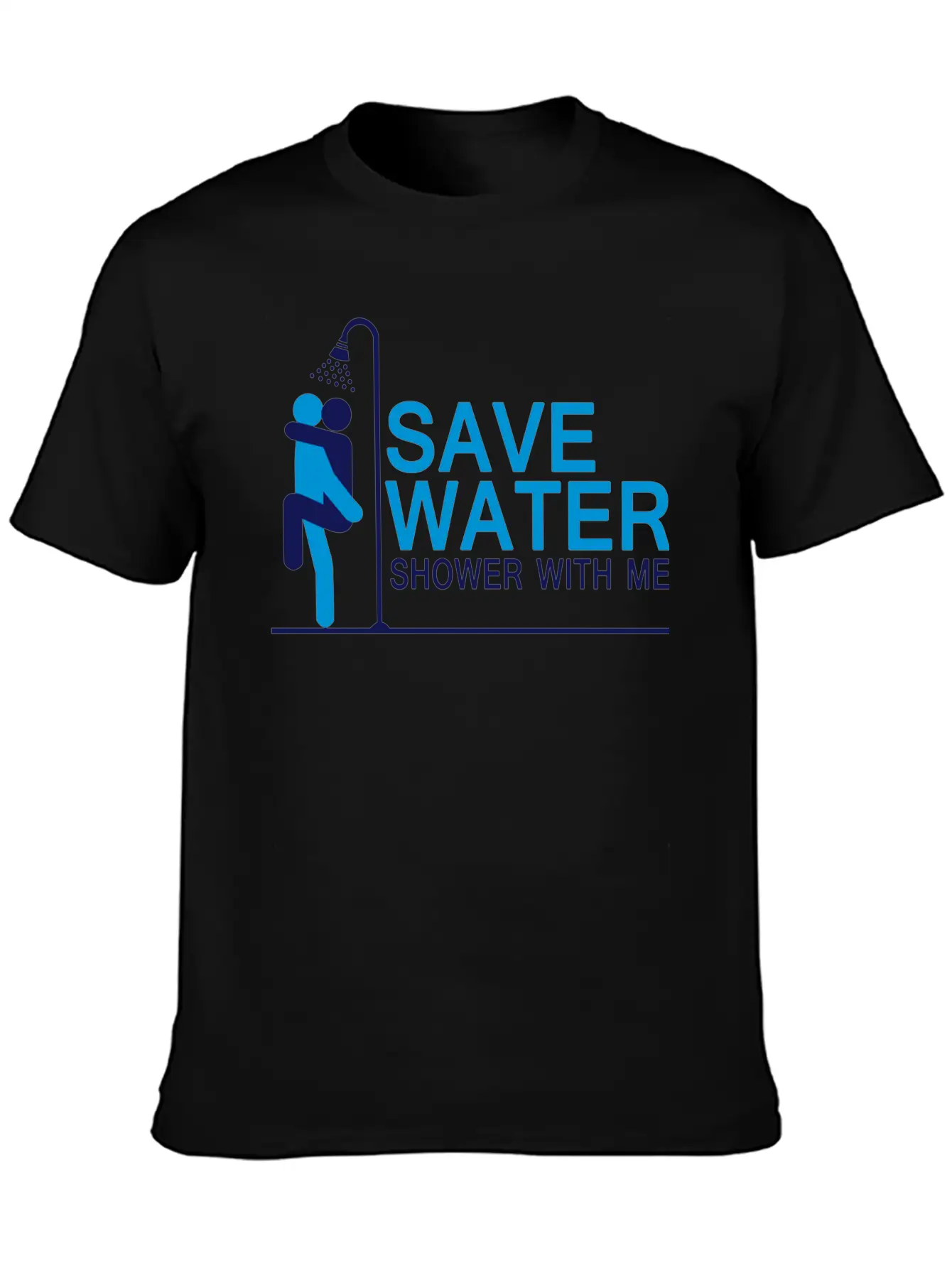 Save Water Shower With Me Stylish Everyday T-Shirt – Unisex Basic Cotton Tee