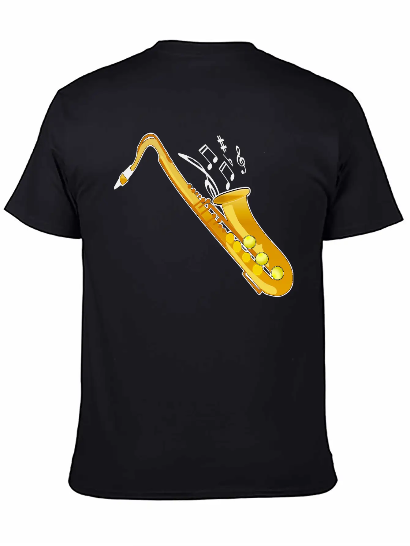 Saxophone Stylish Everyday T-Shirt – Unisex Basic Cotton Tee
