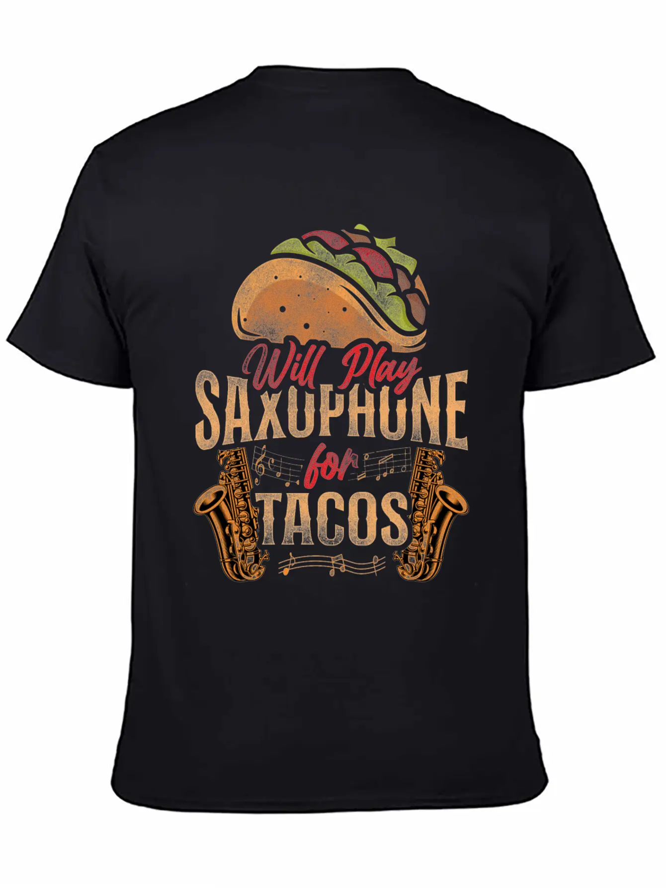 Saxophone Will Play Saxophone For Lightweight Cotton T-Shirt – Daily Comfort Graphic Shirt