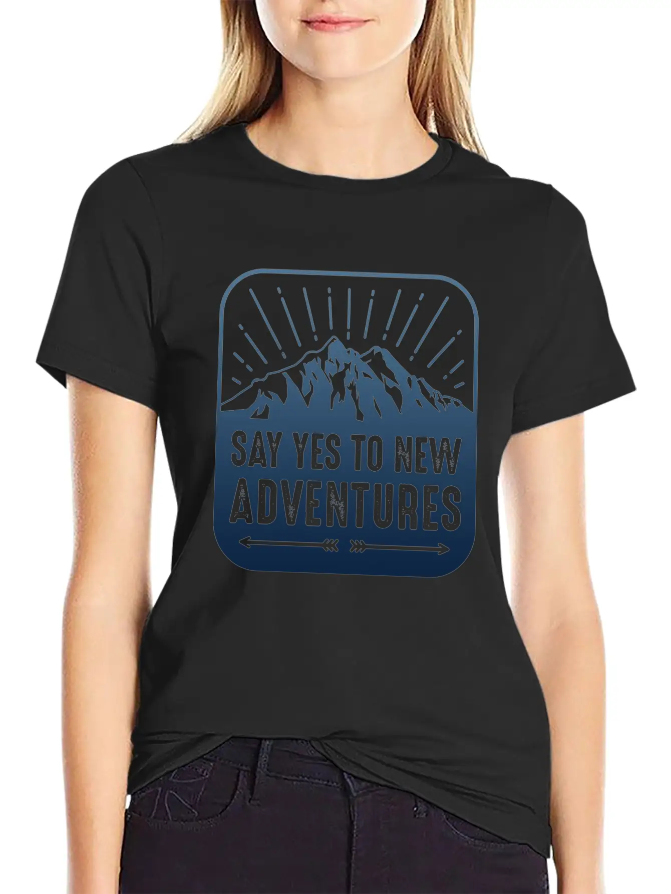 Say Yes To New Adventures Stylish Everyday T-Shirt – Unisex Basic Cotton Tee
