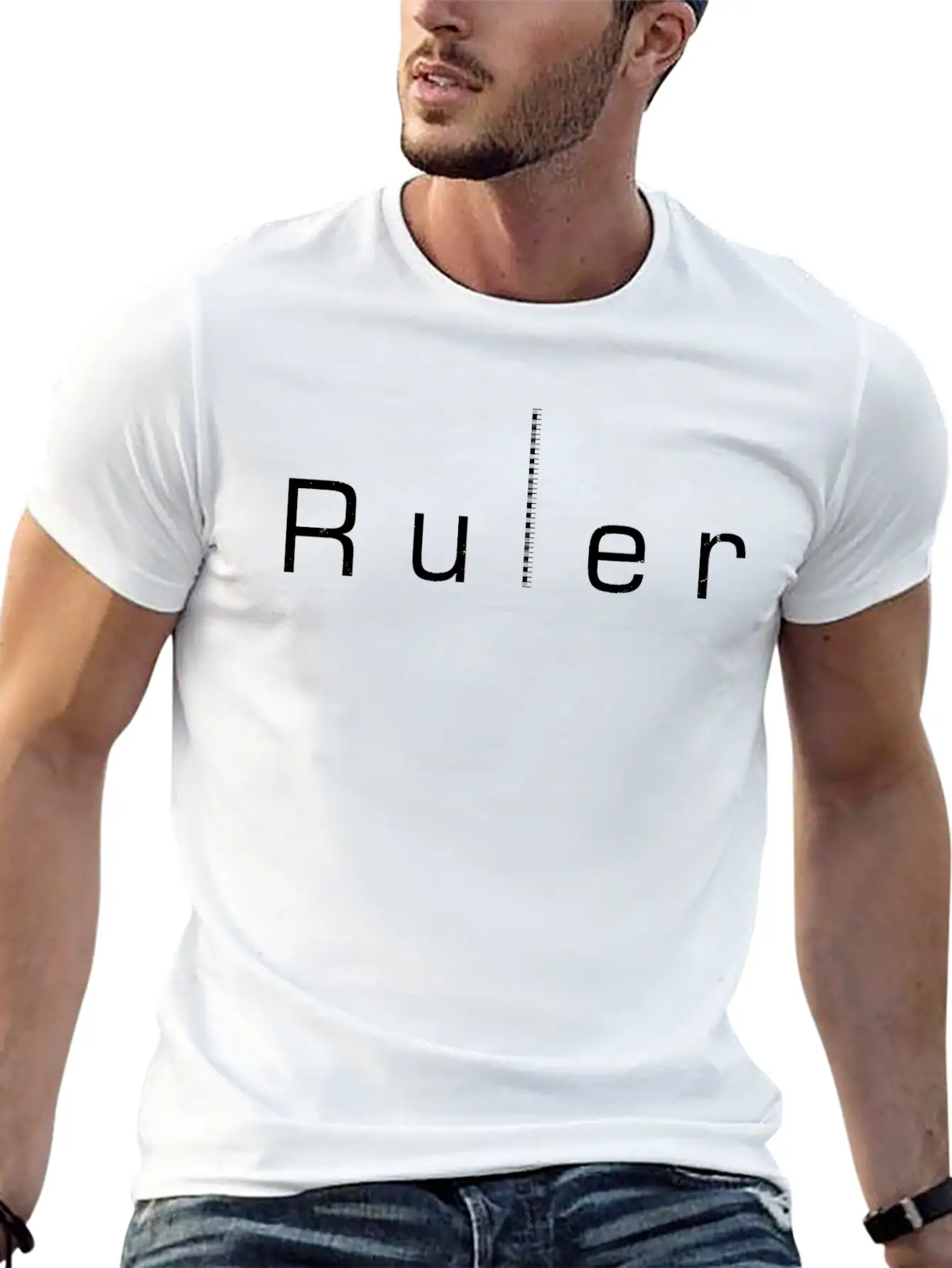 Scale Ruler Basic Graphic T-Shirt – Daily Comfort In Soft Cotton