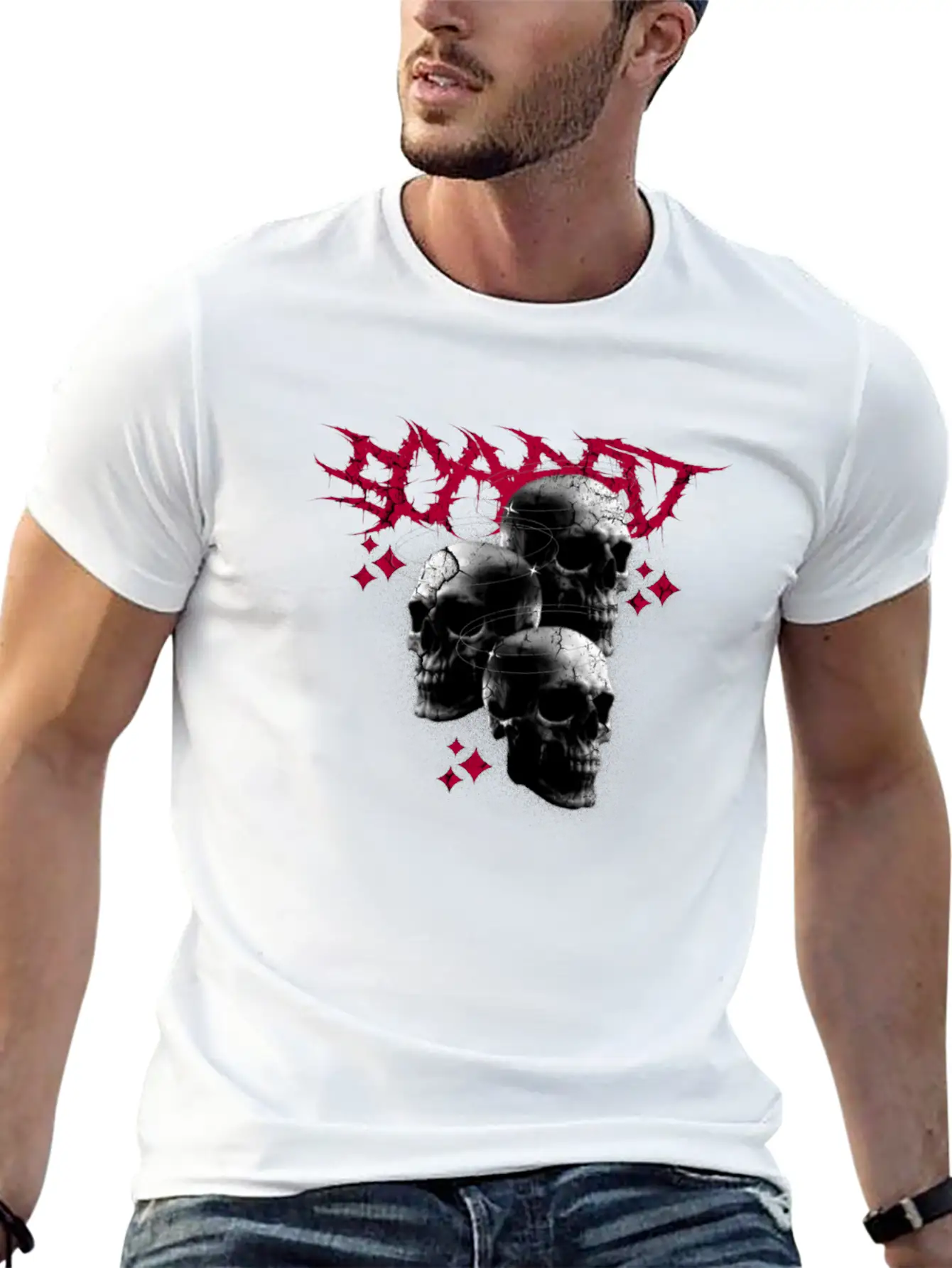 Scared Basic Graphic T-Shirt – Daily Comfort In Soft Cotton