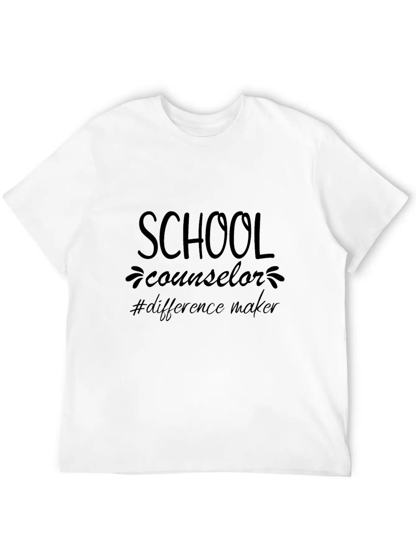 School Counselor Difference Maker Basic Graphic T-Shirt – Daily Comfort In Soft Cotton