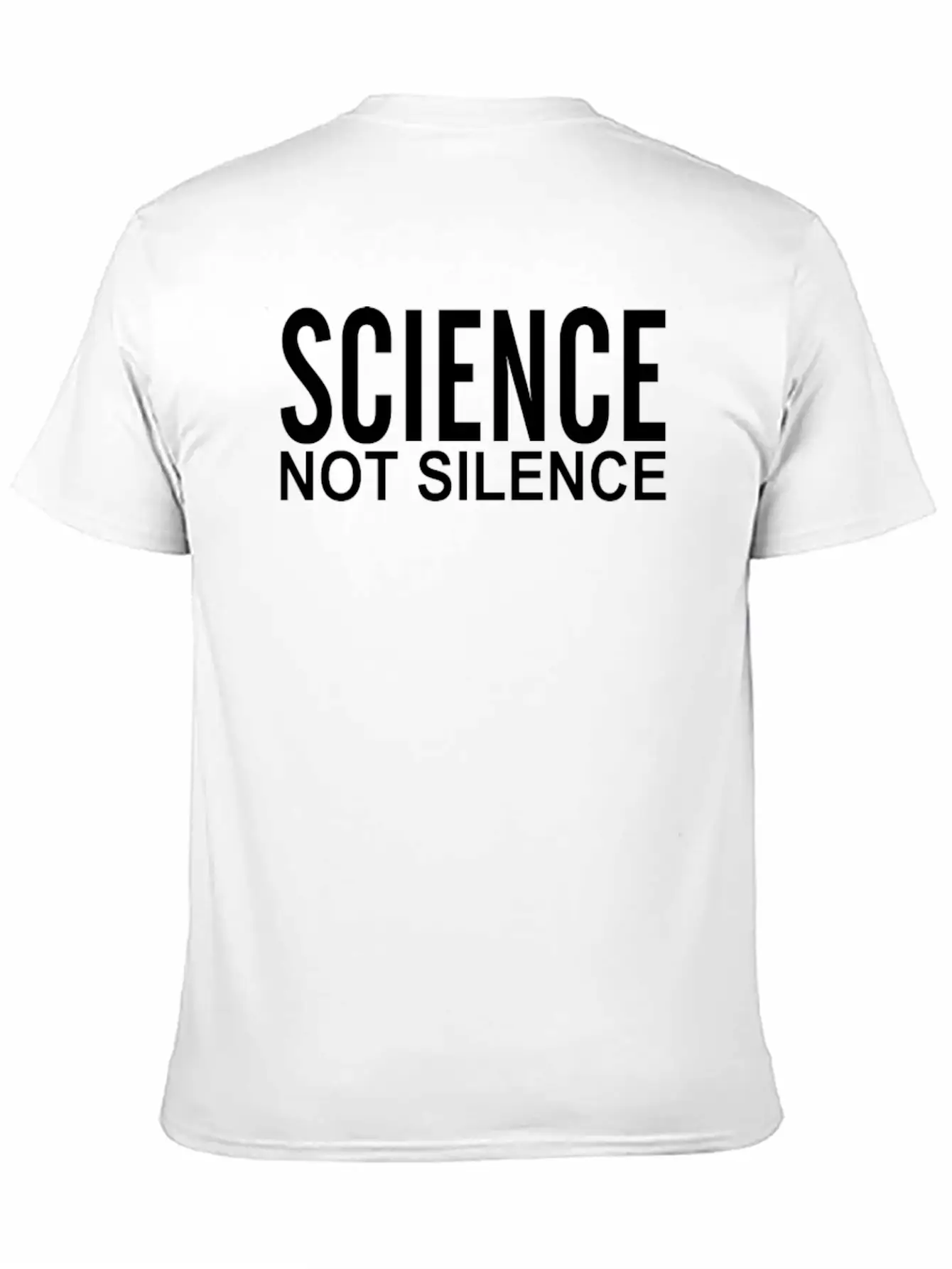 Science Not Silence Stylish Everyday T-Shirt – Unisex Basic Cotton Tee