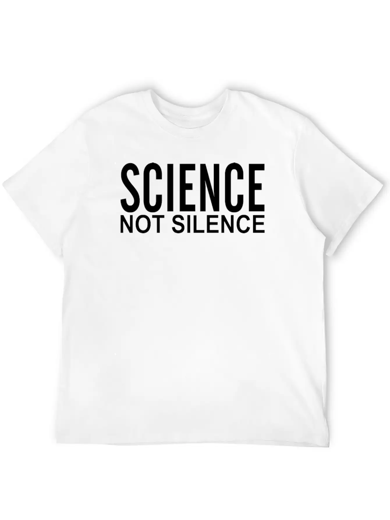 Science Not Silence Stylish Everyday T-Shirt – Unisex Basic Cotton Tee