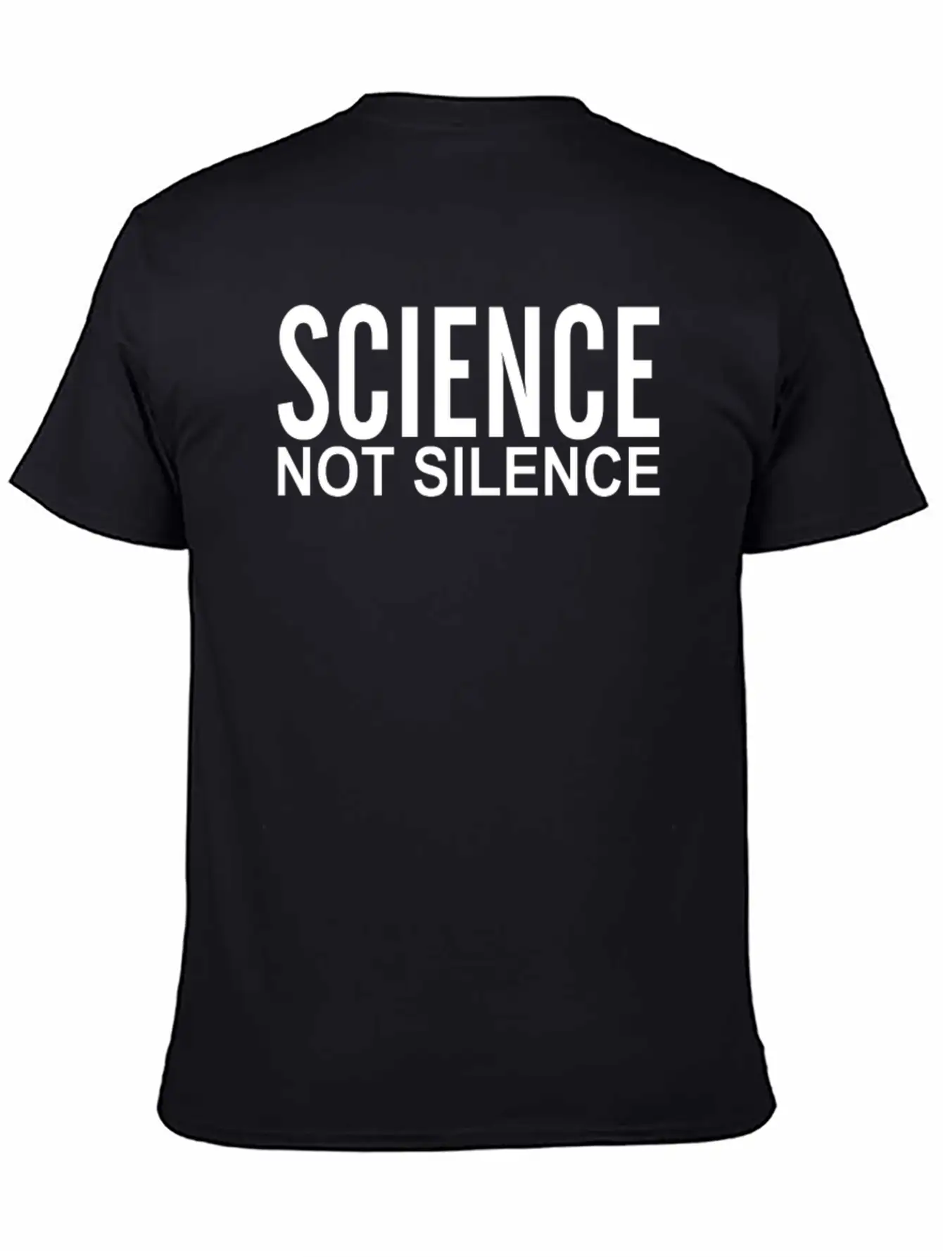 Science Not Silence Stylish Everyday T-Shirt – Unisex Basic Cotton Tee