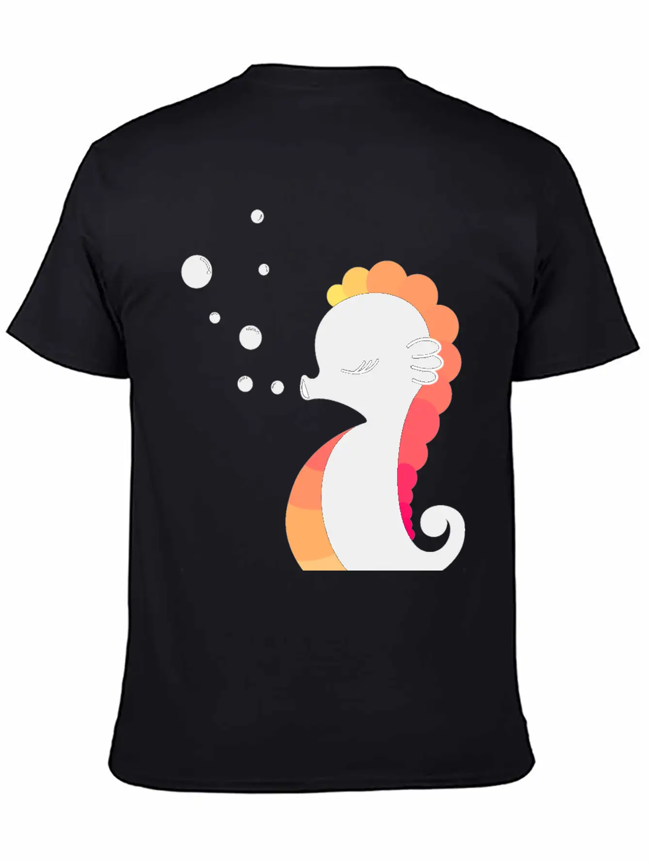 SEAHORSE REEF FISH AQUARIUM RAINBOW GIFT IDEA Essential Cotton Tee For Daily Outfits – Unisex Style