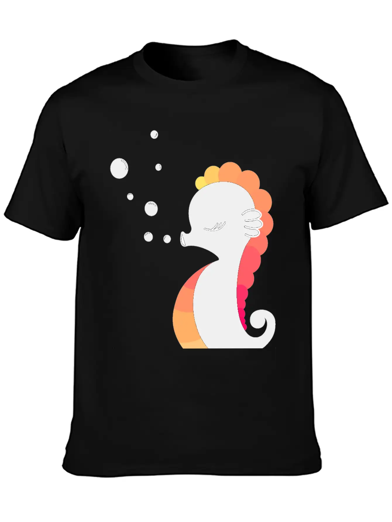 SEAHORSE REEF FISH AQUARIUM RAINBOW GIFT IDEA Essential Cotton Tee For Daily Outfits – Unisex Style