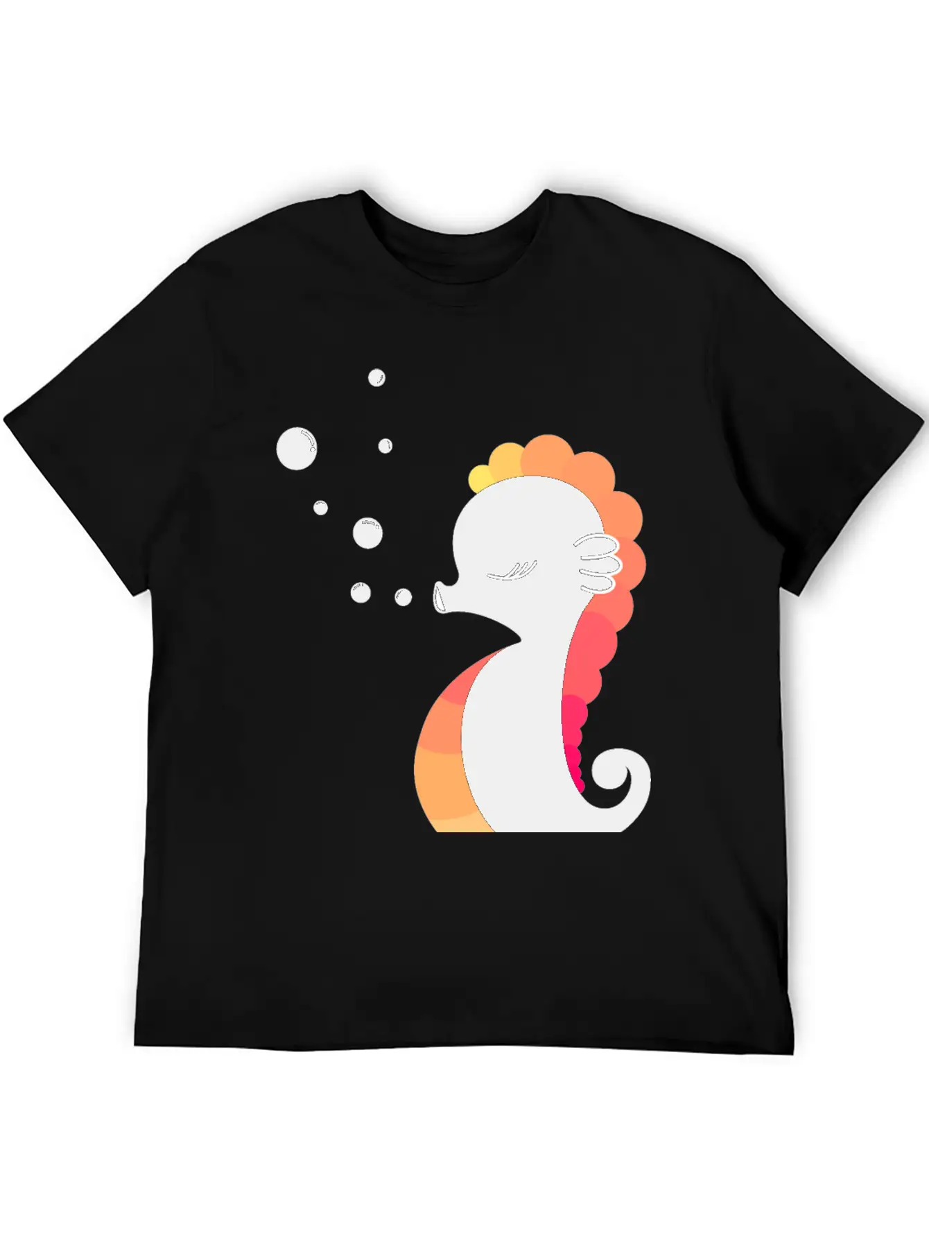 SEAHORSE REEF FISH AQUARIUM RAINBOW GIFT IDEA Essential Cotton Tee For Daily Outfits – Unisex Style