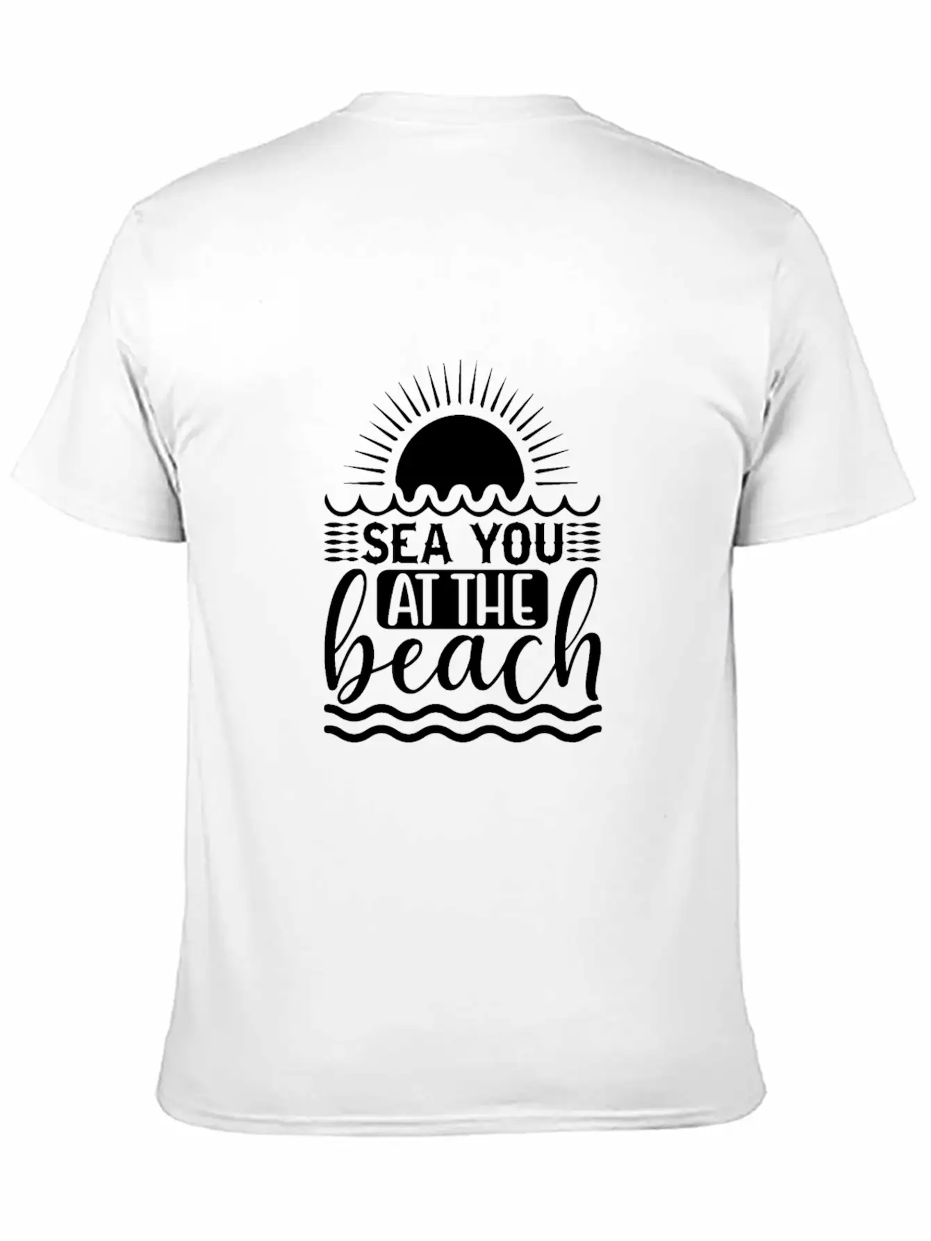 See You At Beach Stylish Everyday T-Shirt – Unisex Basic Cotton Tee