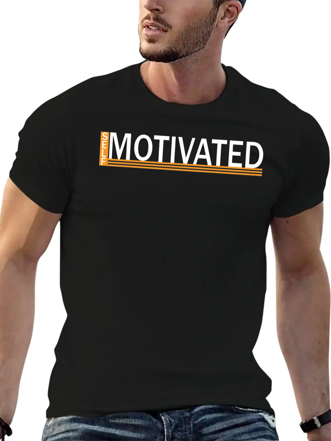 Self Motivated Stylish Everyday T-Shirt – Unisex Basic Cotton Tee