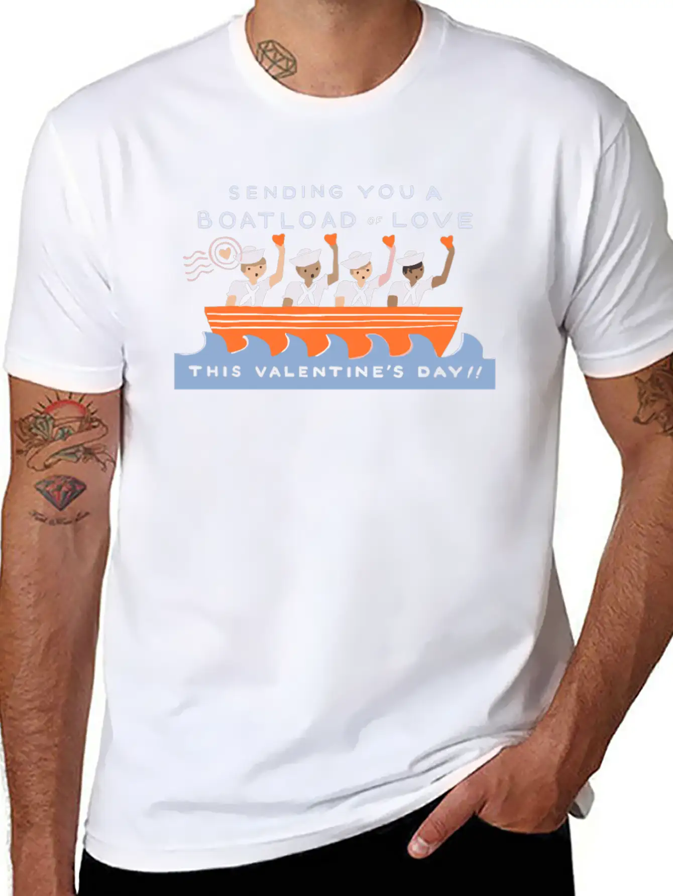 Sending You A Boatload Unisex Cotton Tee – Relaxed Fit For Any Occasion