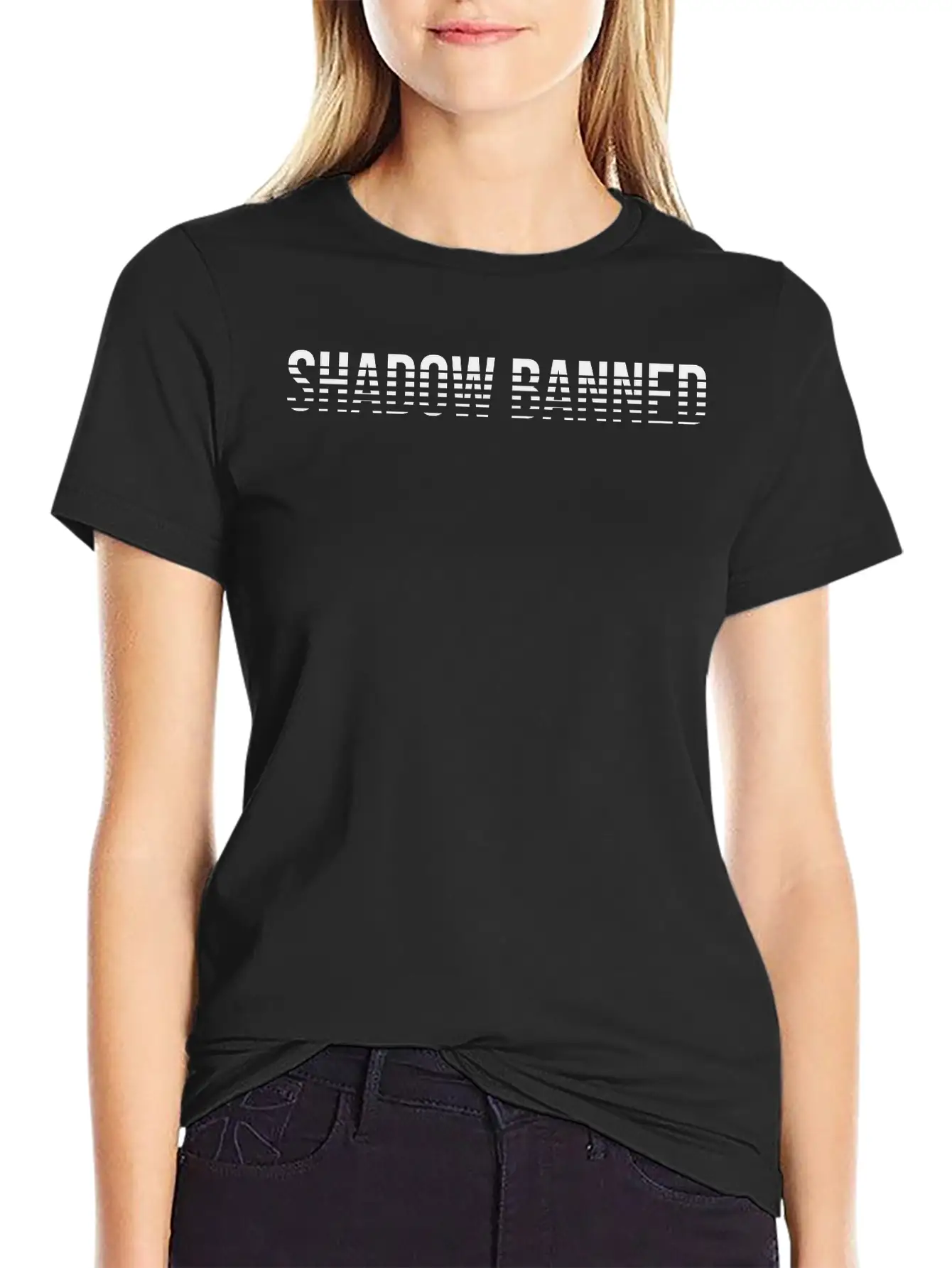Shadow Banned Stylish Everyday T-Shirt – Unisex Basic Cotton Tee
