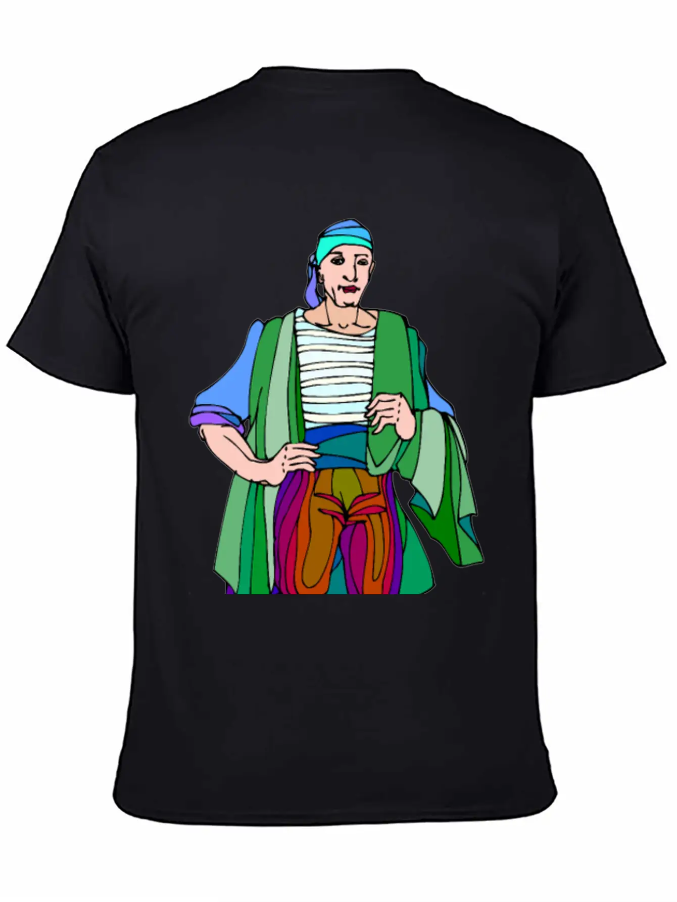 Shakespeare Characters Borachio (colour) Basic Graphic T-Shirt – Daily Comfort In Soft Cotton