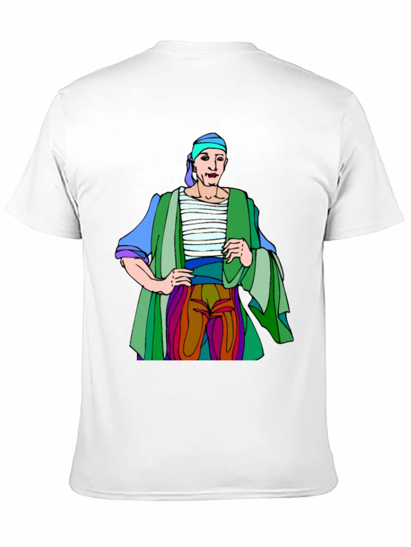 Shakespeare Characters Borachio (colour) Basic Graphic T-Shirt – Daily Comfort In Soft Cotton