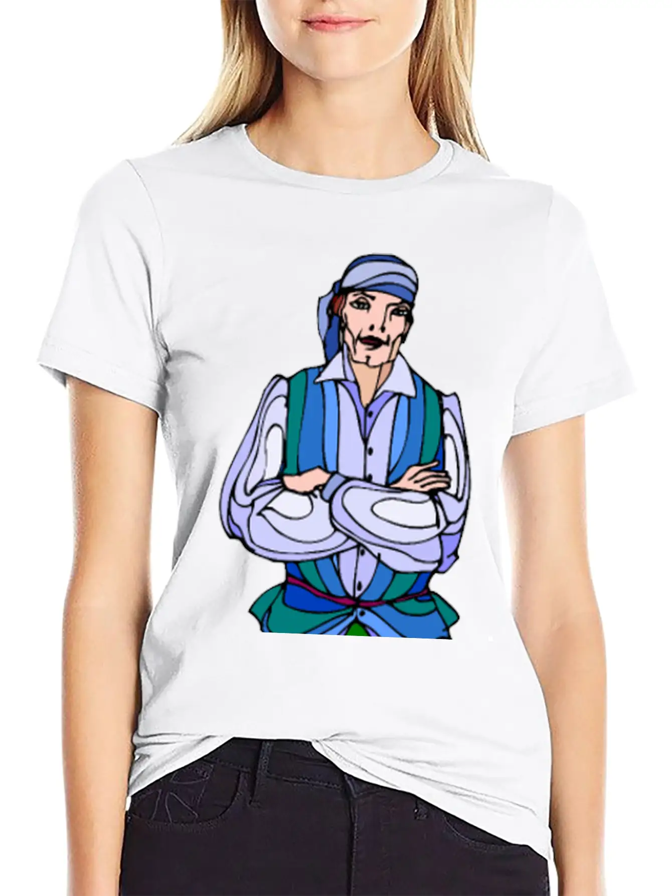 Shakespeare Characters Conrade (colour) Relaxed Everyday Tee – Lightweight And Durable Cotton