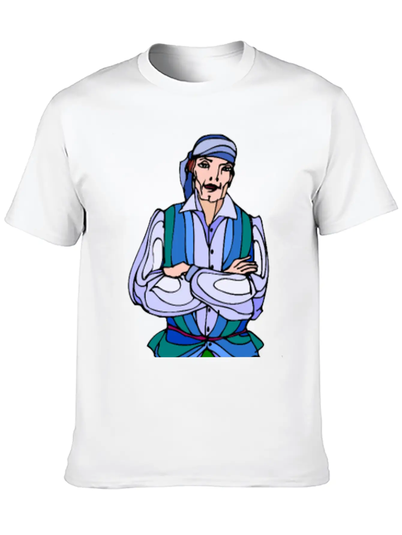 Shakespeare Characters Conrade (colour) Relaxed Everyday Tee – Lightweight And Durable Cotton