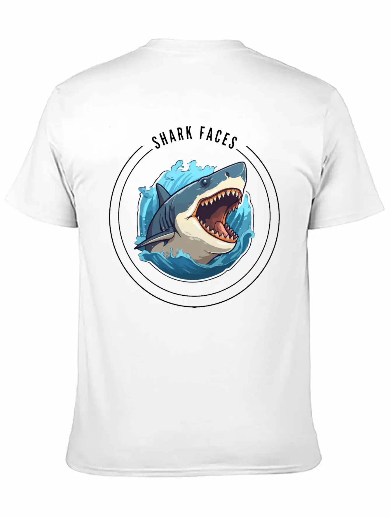 SHARK FECES Unisex Casual T-Shirt – Clean Design For Daily Comfort