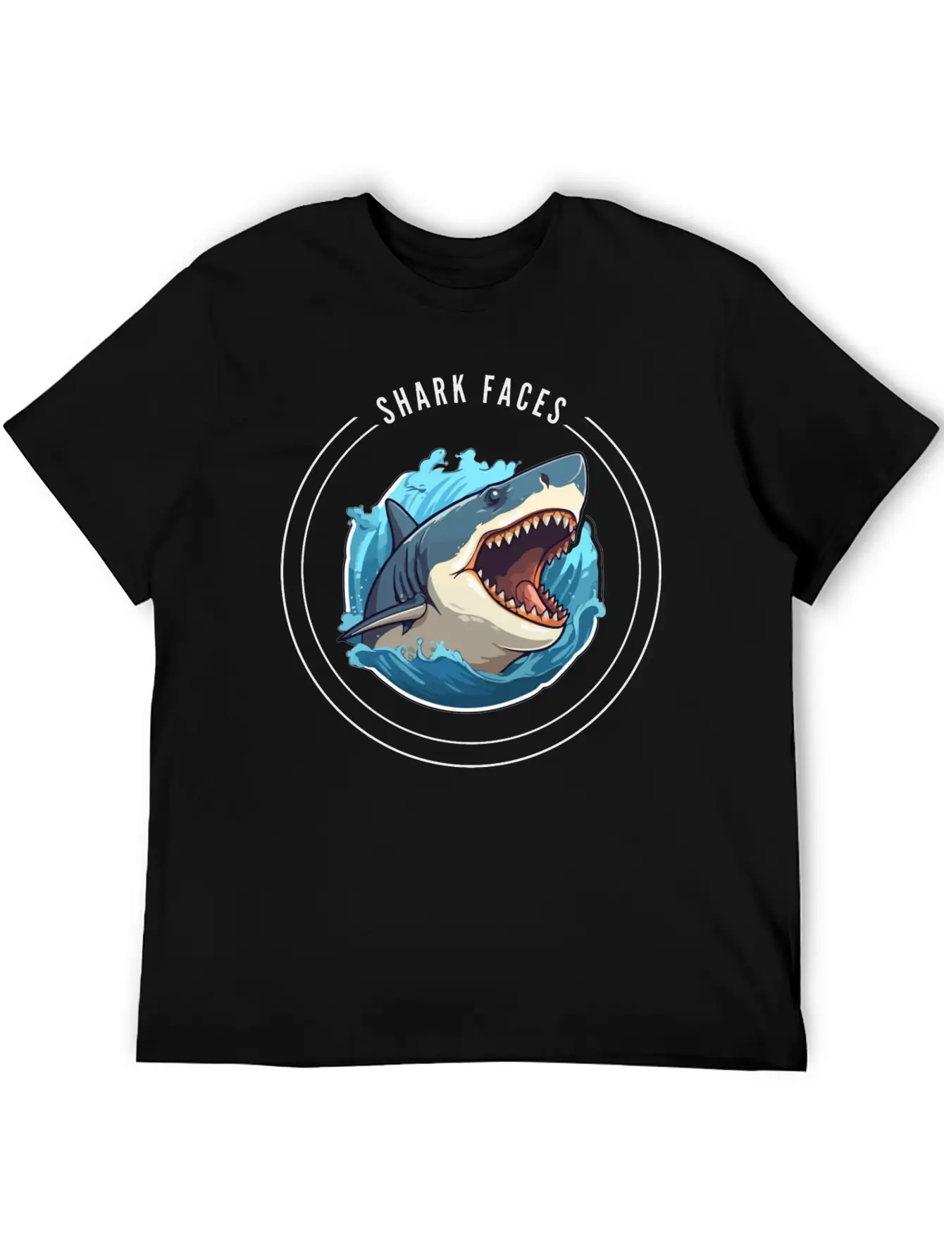 SHARK FECES Unisex Casual T-Shirt – Clean Design For Daily Comfort