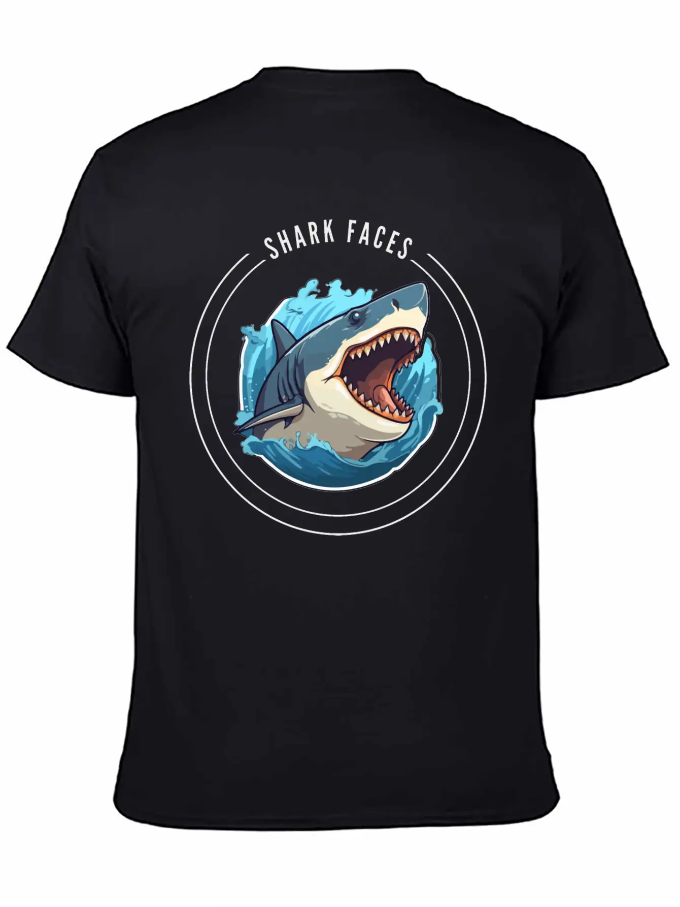 SHARK FECES Unisex Casual T-Shirt – Clean Design For Daily Comfort