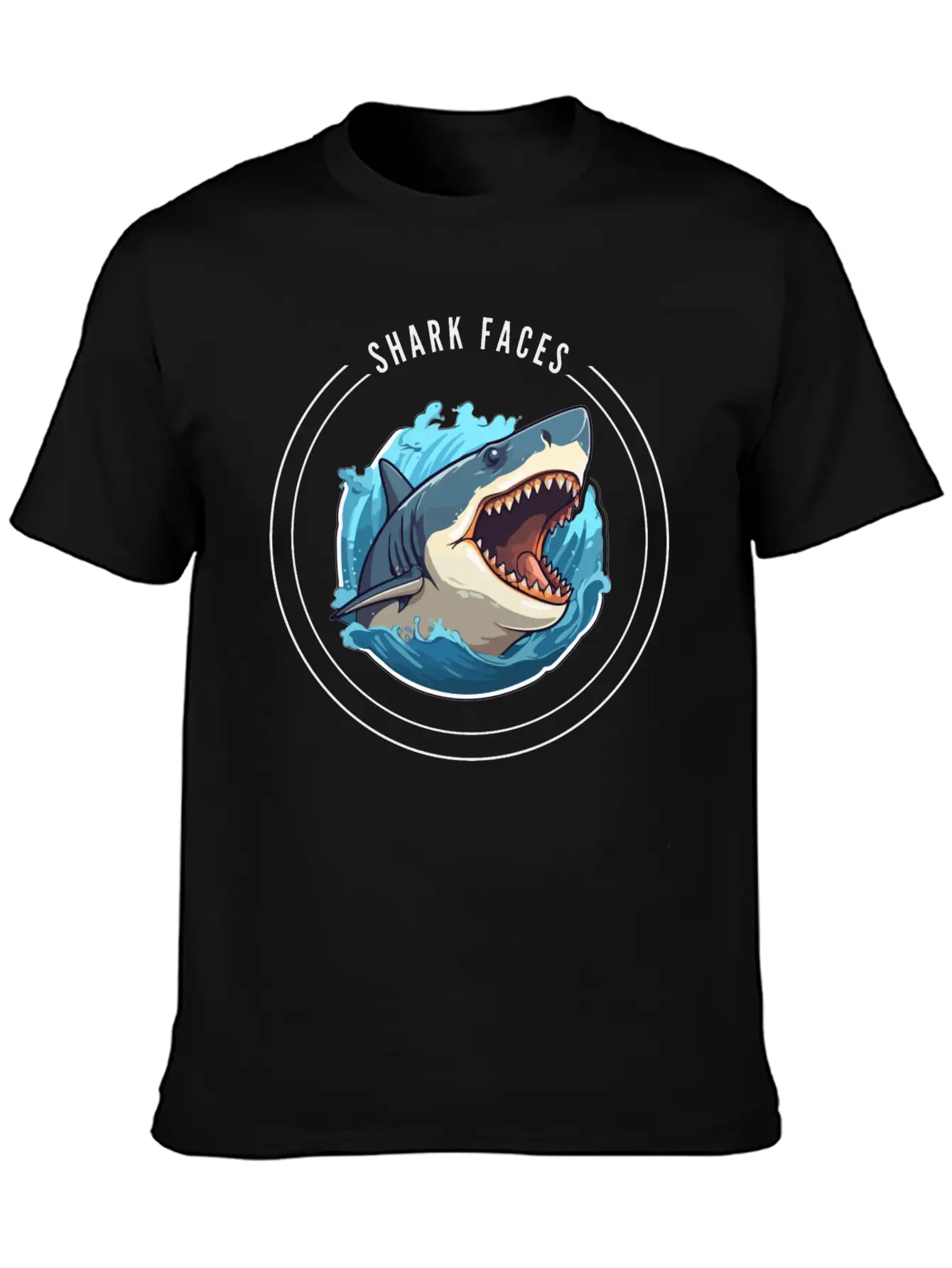 SHARK FECES Unisex Casual T-Shirt – Clean Design For Daily Comfort