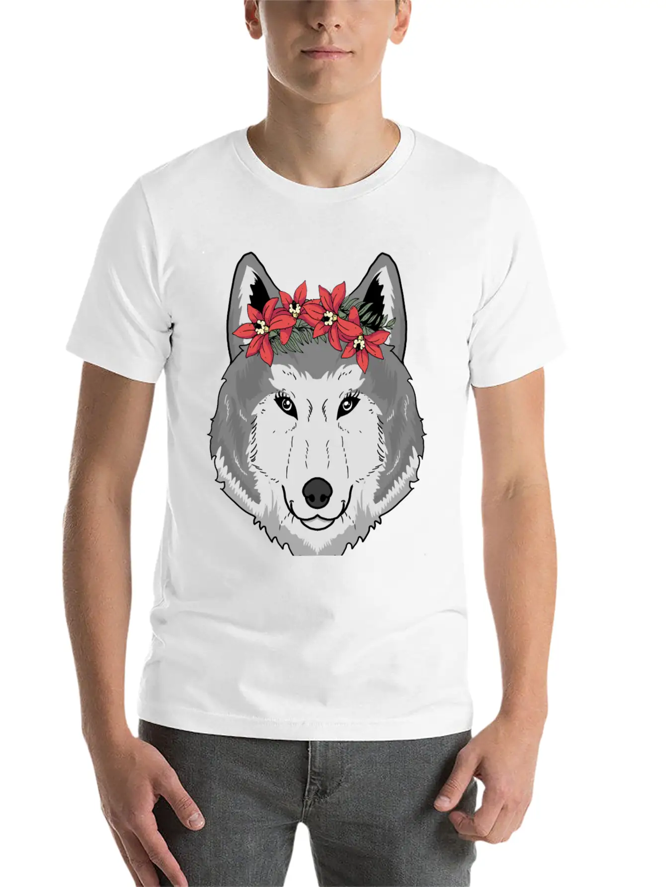 She Wolf Casual Graphic T-Shirt – Simple And Comfortable Daily Wear