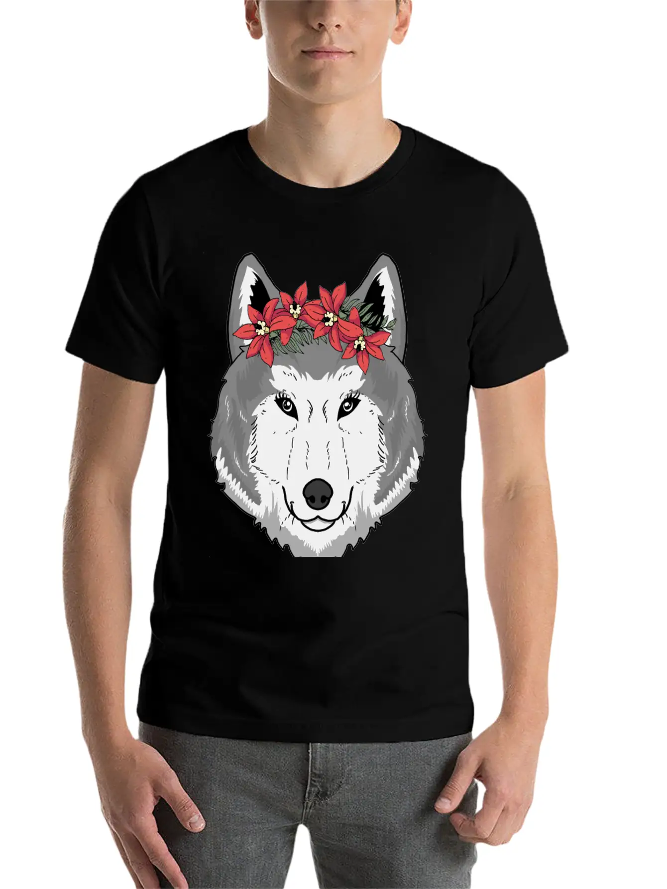 She Wolf Casual Graphic T-Shirt – Simple And Comfortable Daily Wear