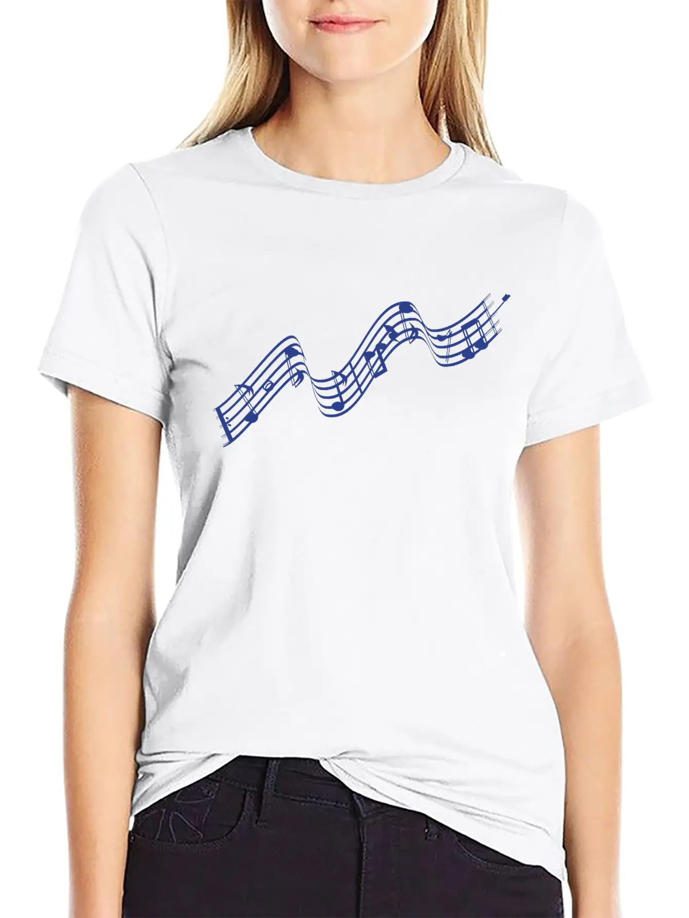 Sheet Music Basic Graphic T-Shirt – Daily Comfort In Soft Cotton