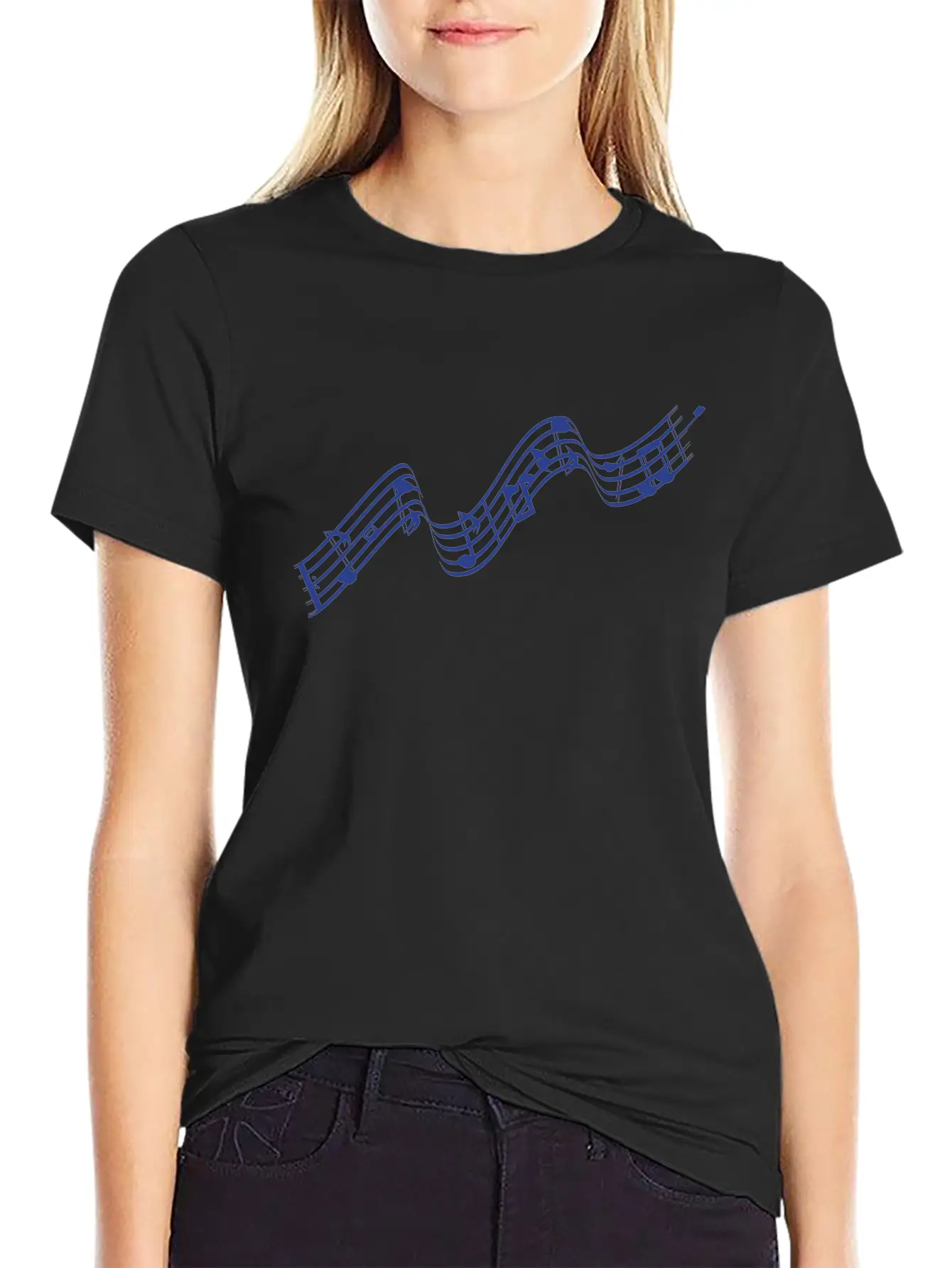 Sheet Music Basic Graphic T-Shirt – Daily Comfort In Soft Cotton