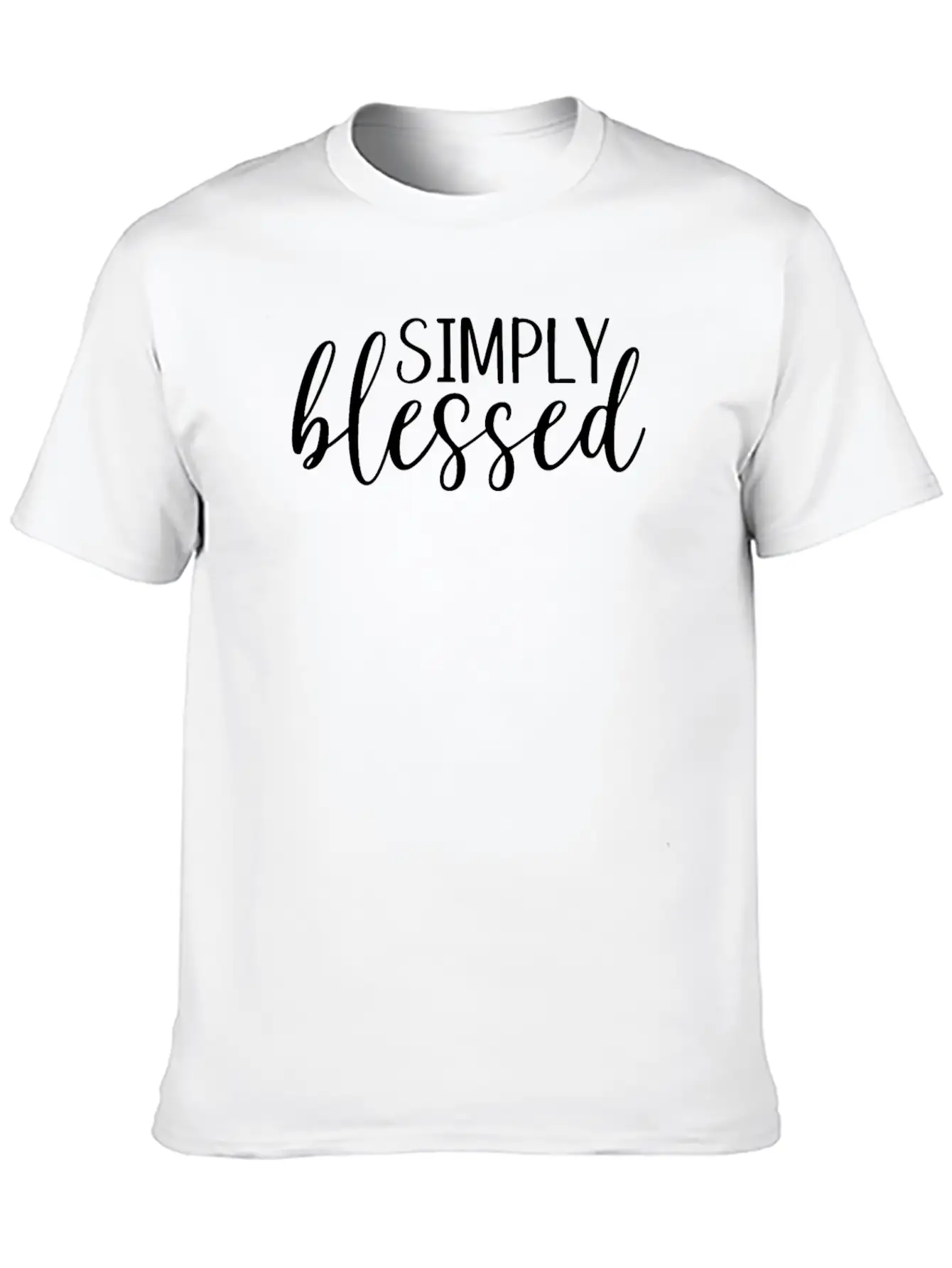 Simpliy Blessed Stylish Everyday T-Shirt – Unisex Basic Cotton Tee