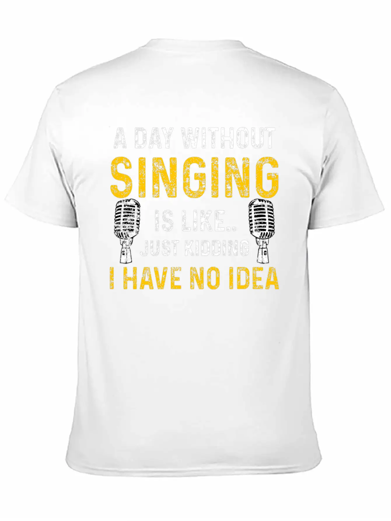 Singing Musical Stylish Everyday T-Shirt – Unisex Basic Cotton Tee