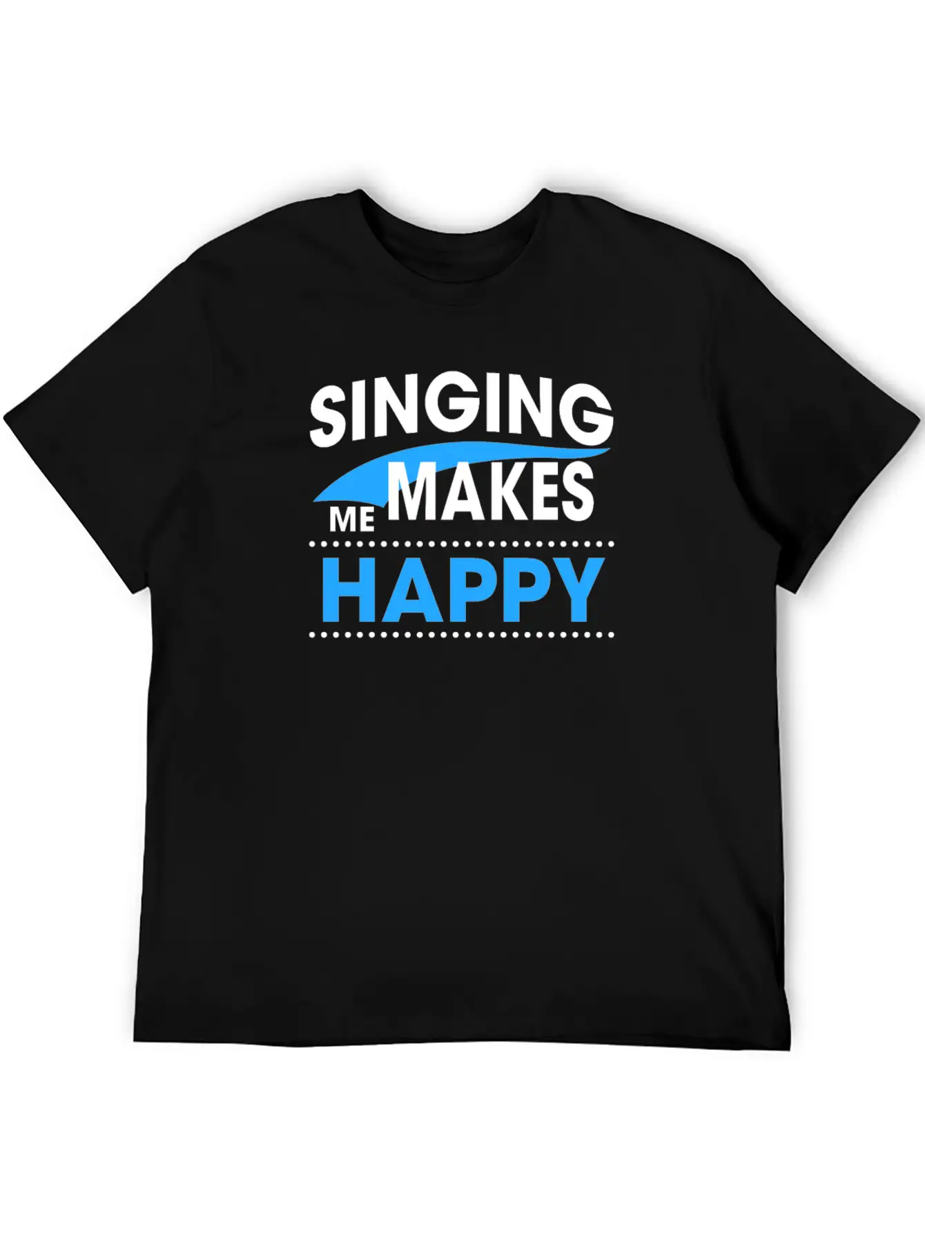 SINGING Stylish Everyday T-Shirt – Unisex Basic Cotton Tee