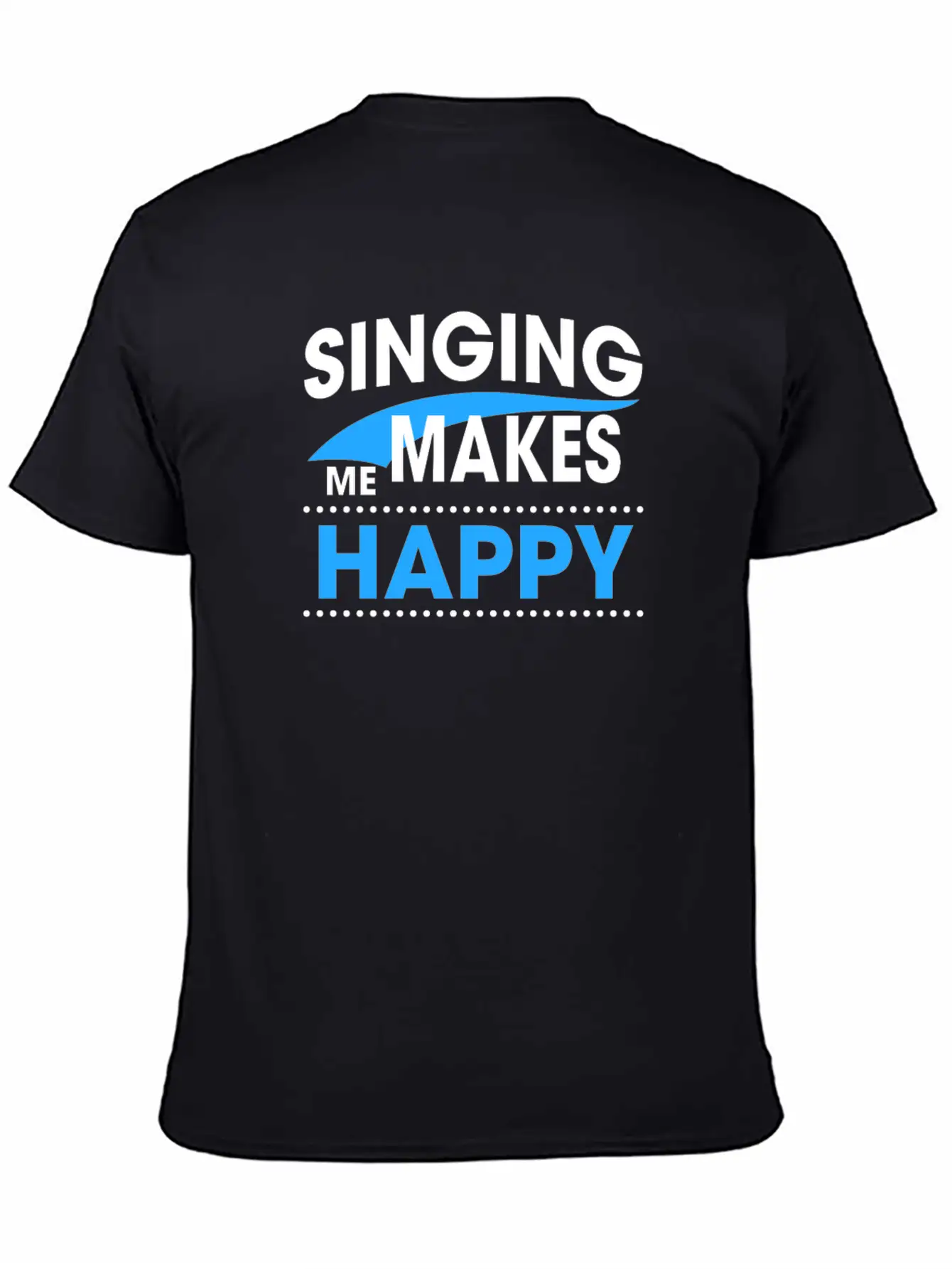 SINGING Stylish Everyday T-Shirt – Unisex Basic Cotton Tee