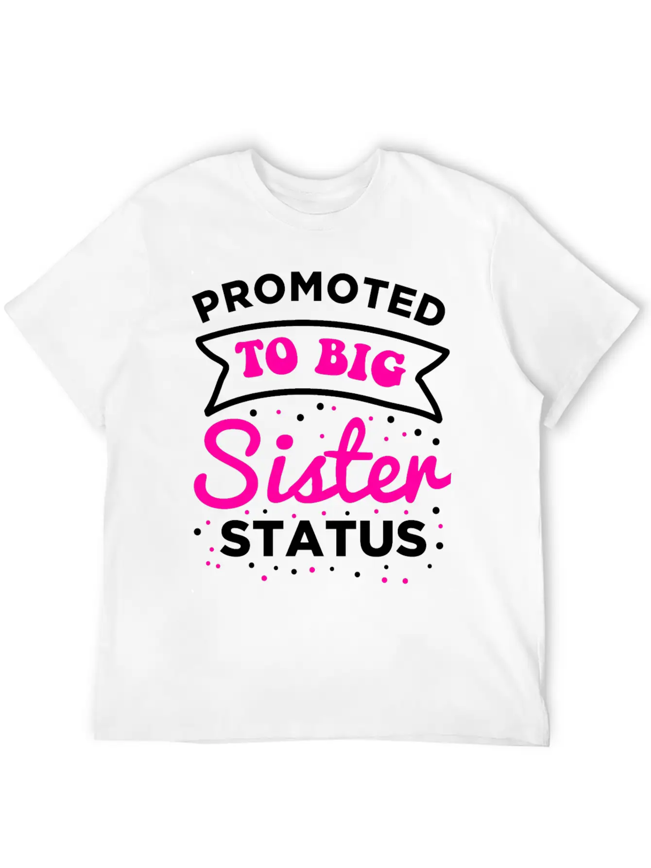 Sister Promoted To Be Sister Essential Cotton Tee For Daily Outfits – Unisex Style