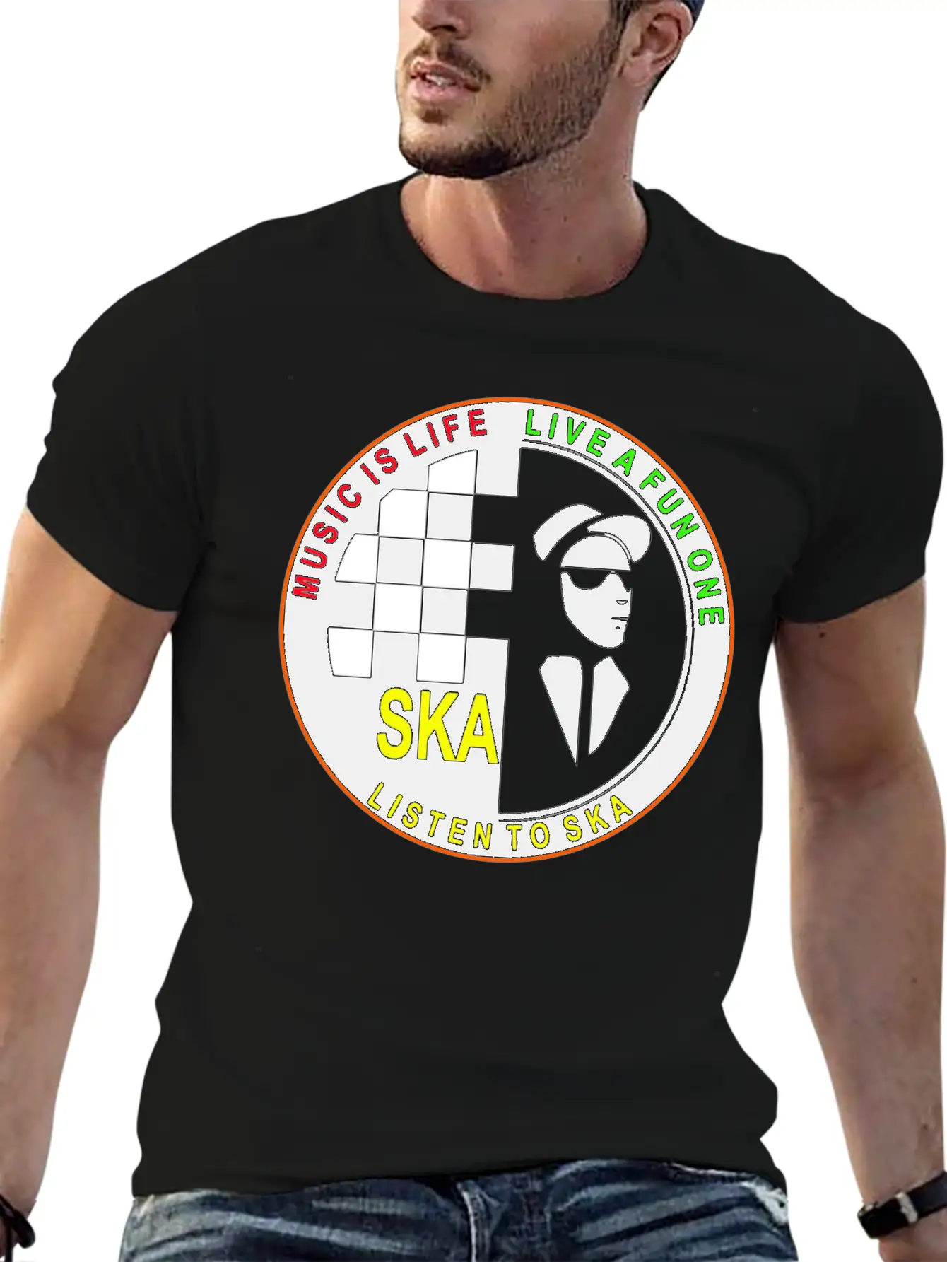 Ska Stylish Everyday T-Shirt – Unisex Basic Cotton Tee