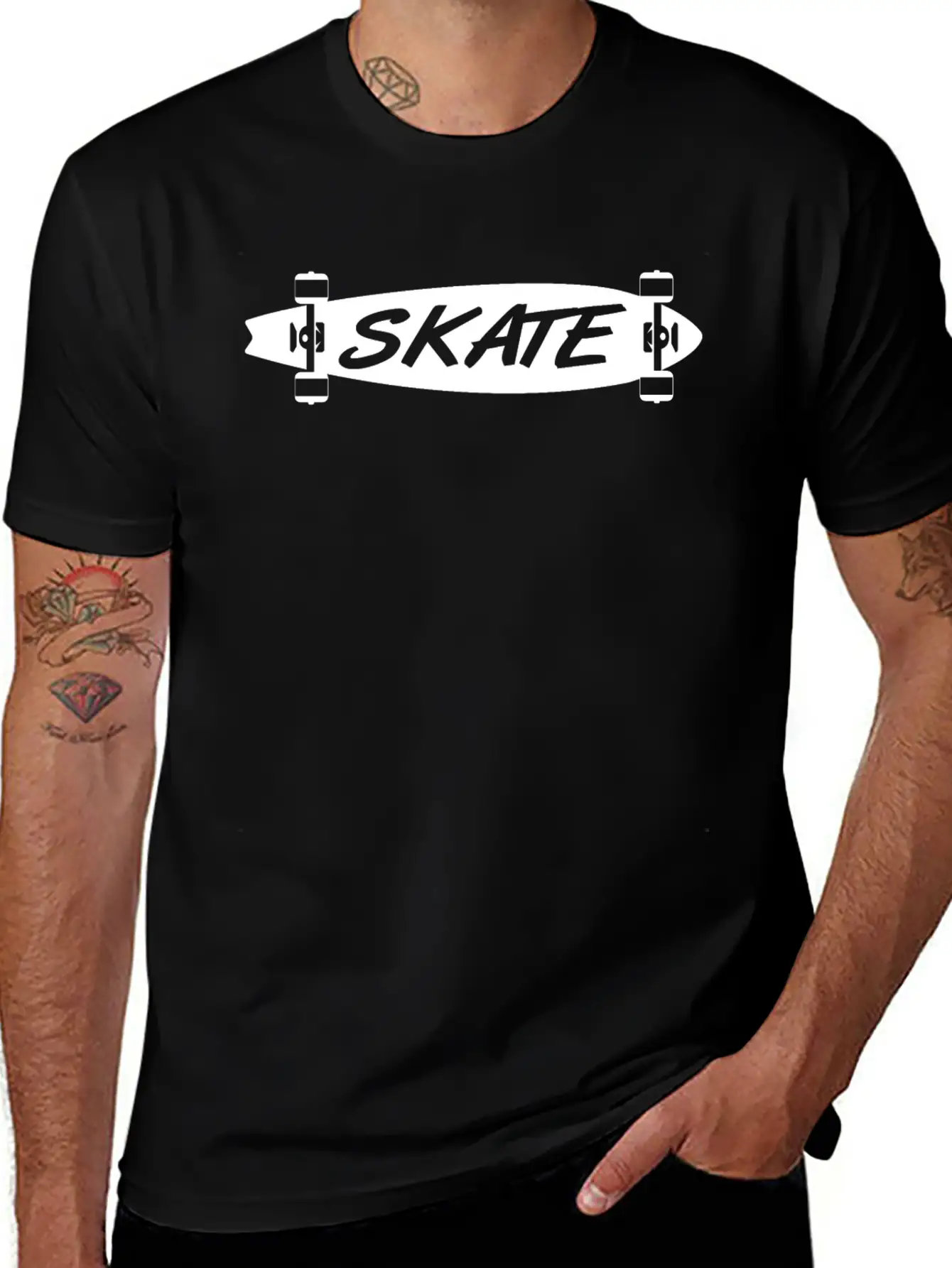 Skateboard Skater Relaxed Everyday Tee – Lightweight And Durable Cotton