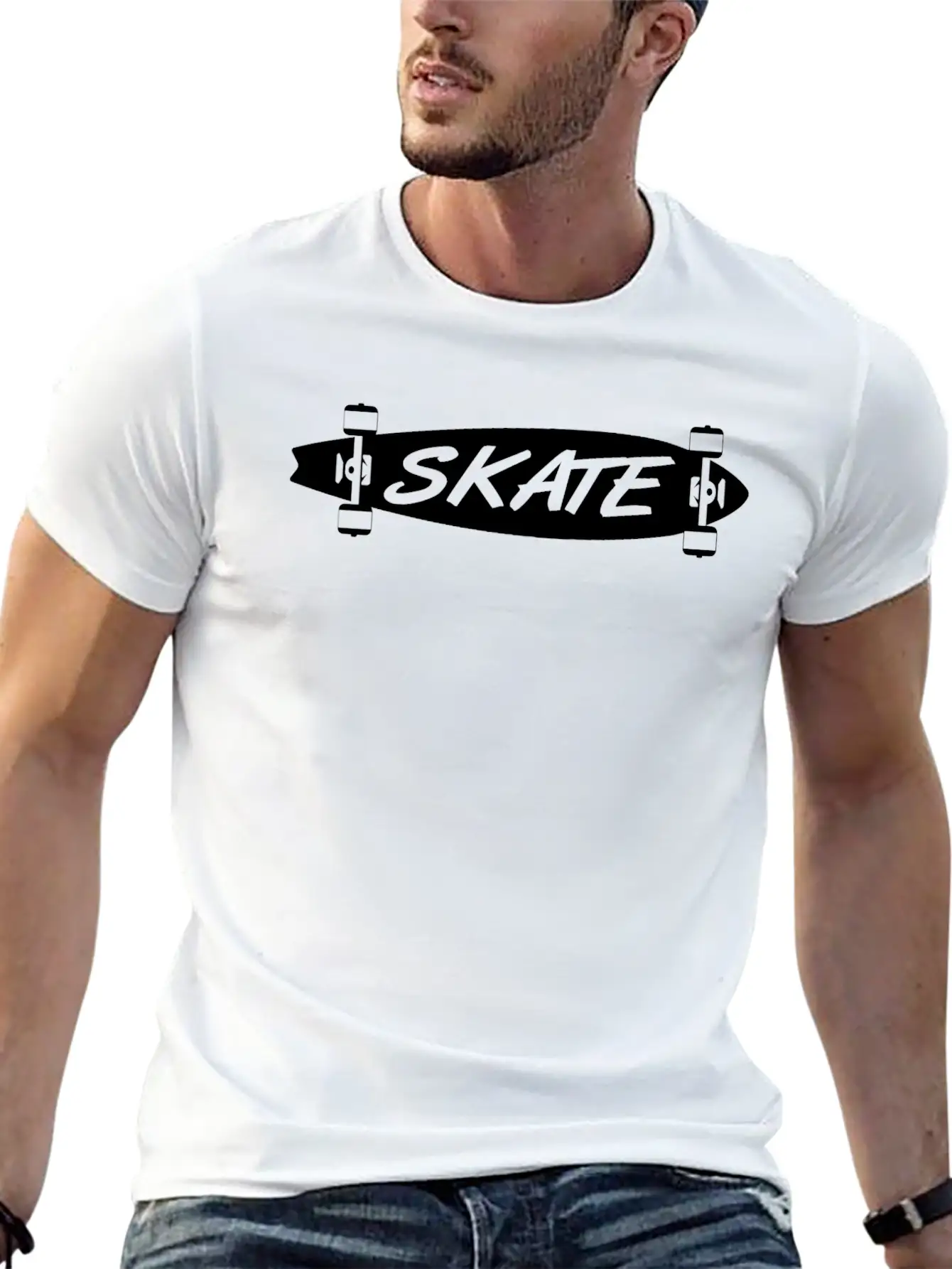 Skateboard Skater Relaxed Everyday Tee – Lightweight And Durable Cotton
