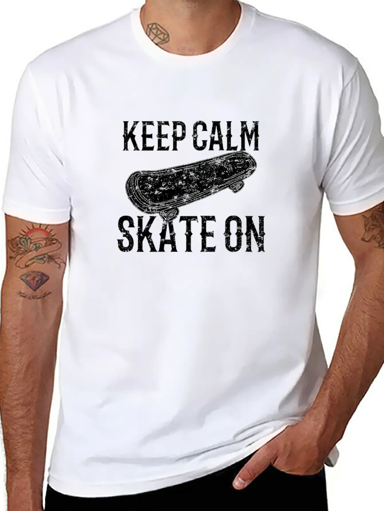 Skateboarding Skateboard Stylish Everyday T-Shirt – Unisex Basic Cotton Tee