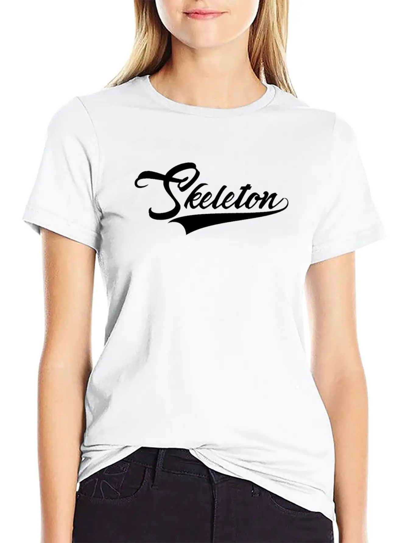 Skeleton Athlete Stylish Everyday T-Shirt – Unisex Basic Cotton Tee