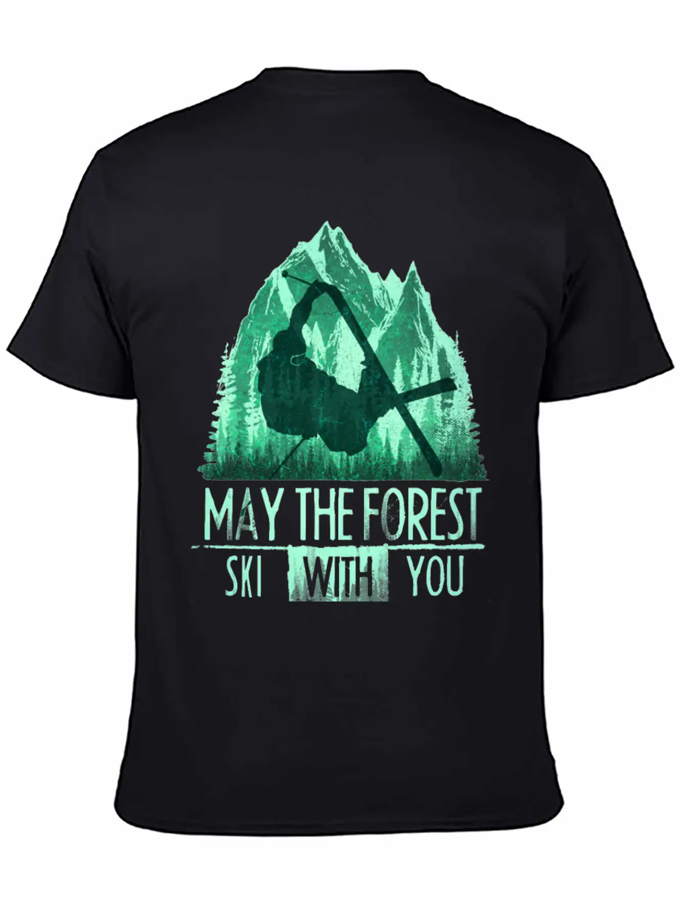 Ski Forest Basic Graphic T-Shirt – Daily Comfort In Soft Cotton