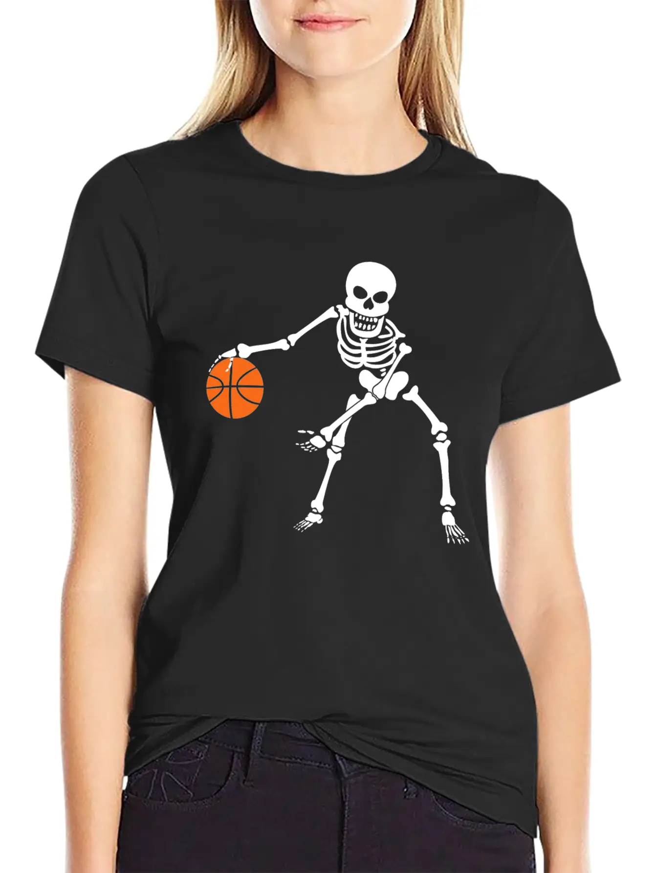 Skull Player Basic Graphic T-Shirt – Daily Comfort In Soft Cotton