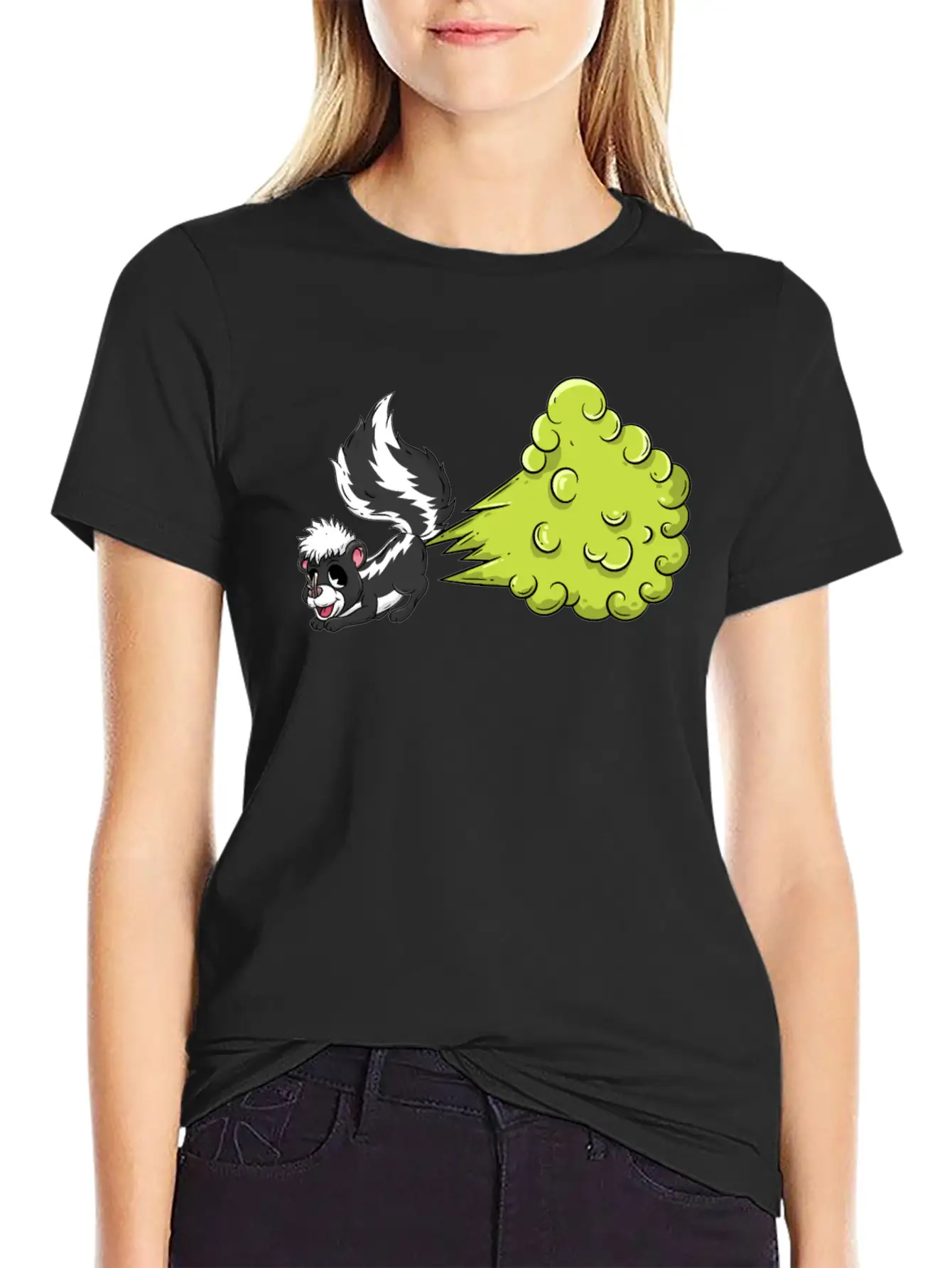 Skunk Fart Basic Graphic T-Shirt – Daily Comfort In Soft Cotton