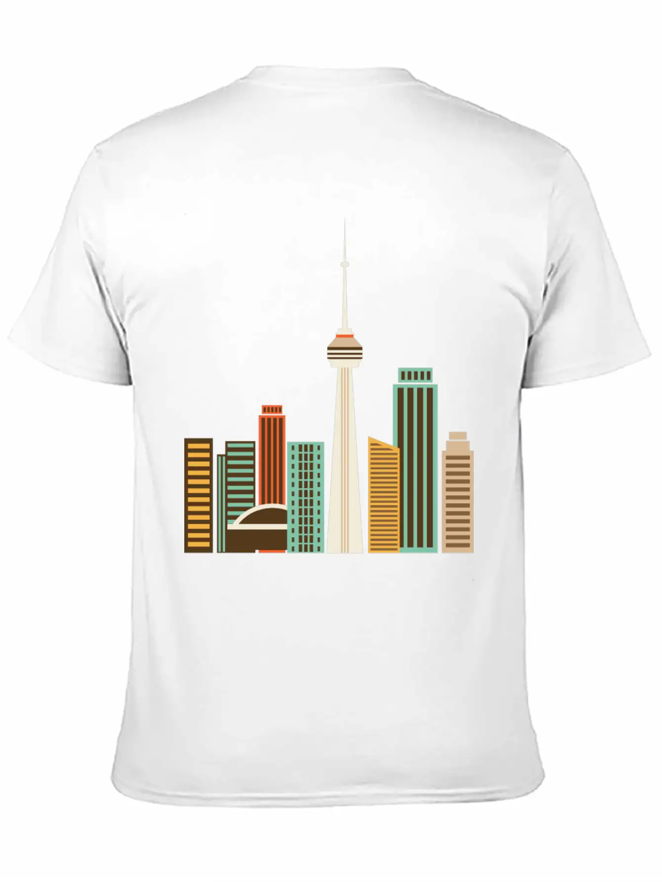 Skycrapers Stylish Everyday T-Shirt – Unisex Basic Cotton Tee