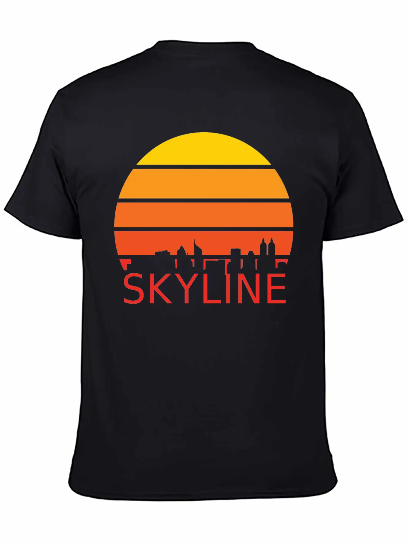 Skyline Sunset Horizon Cool Gift Lightweight Cotton T-Shirt – Daily Comfort Graphic Shirt