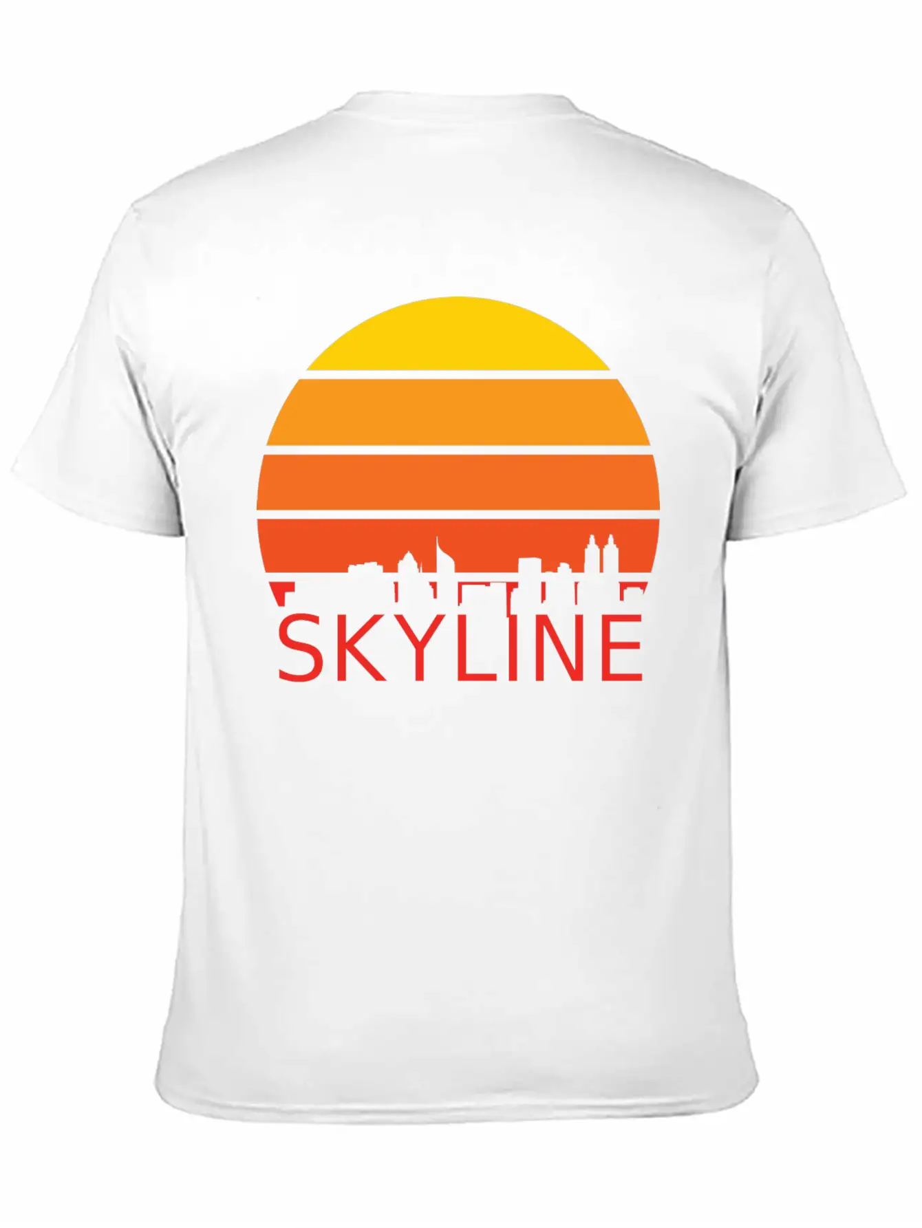 Skyline Sunset Horizon Cool Gift Lightweight Cotton T-Shirt – Daily Comfort Graphic Shirt
