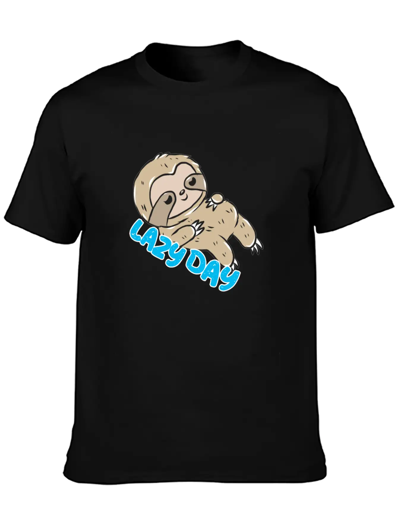 Sloth Lazy Day Stylish Everyday T-Shirt – Unisex Basic Cotton Tee
