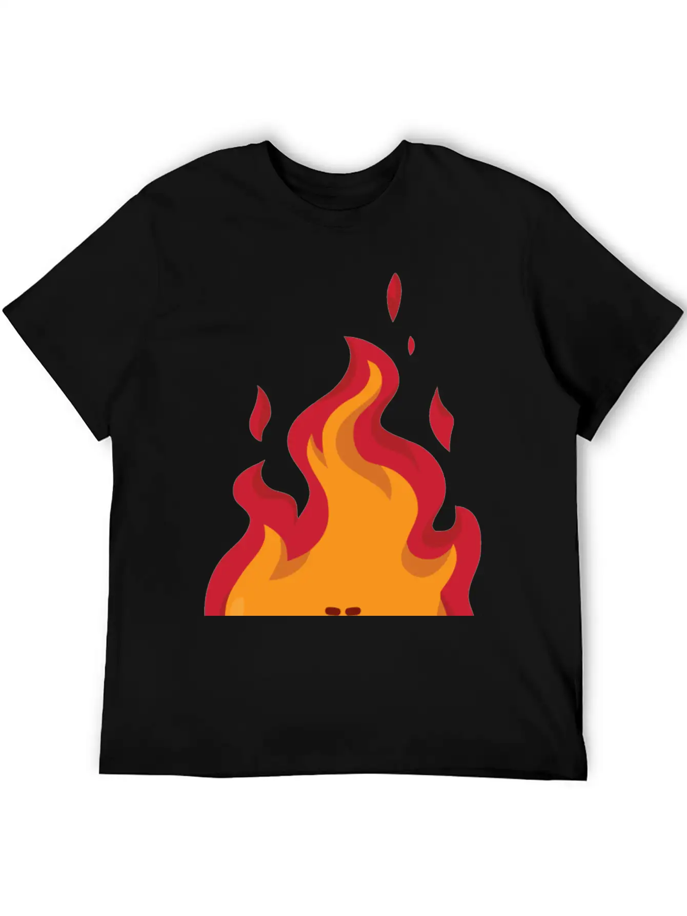 Smile Flame Basic Graphic T-Shirt – Daily Comfort In Soft Cotton