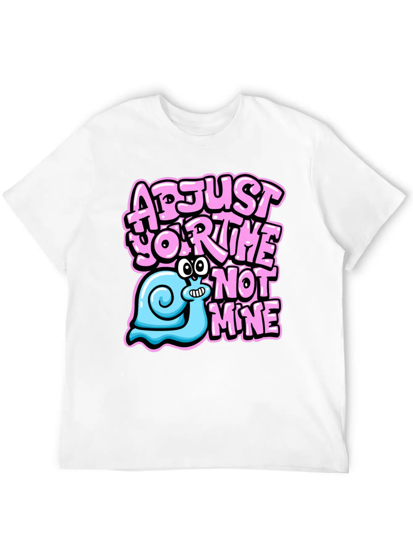 Snail Graffiti: Adjust Your Time, Not Mine Stylish Everyday T-Shirt – Unisex Basic Cotton Tee