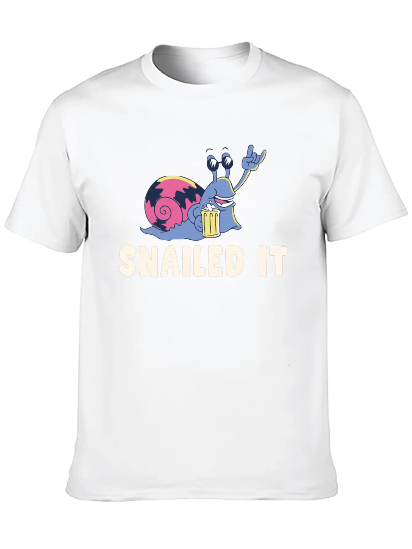 Snailed It Stylish Everyday T-Shirt – Unisex Basic Cotton Tee