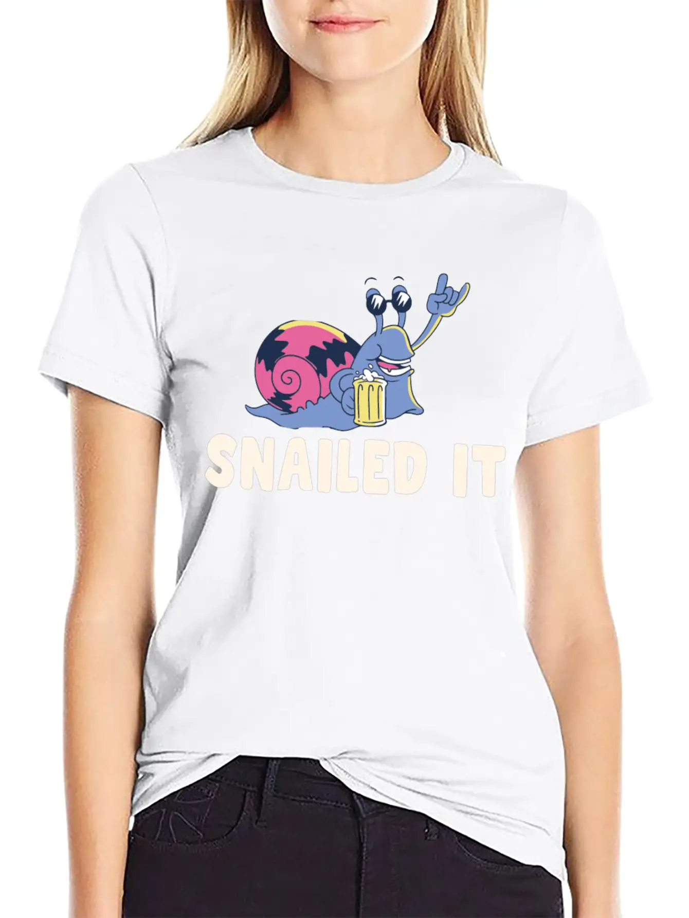 Snailed It Stylish Everyday T-Shirt – Unisex Basic Cotton Tee
